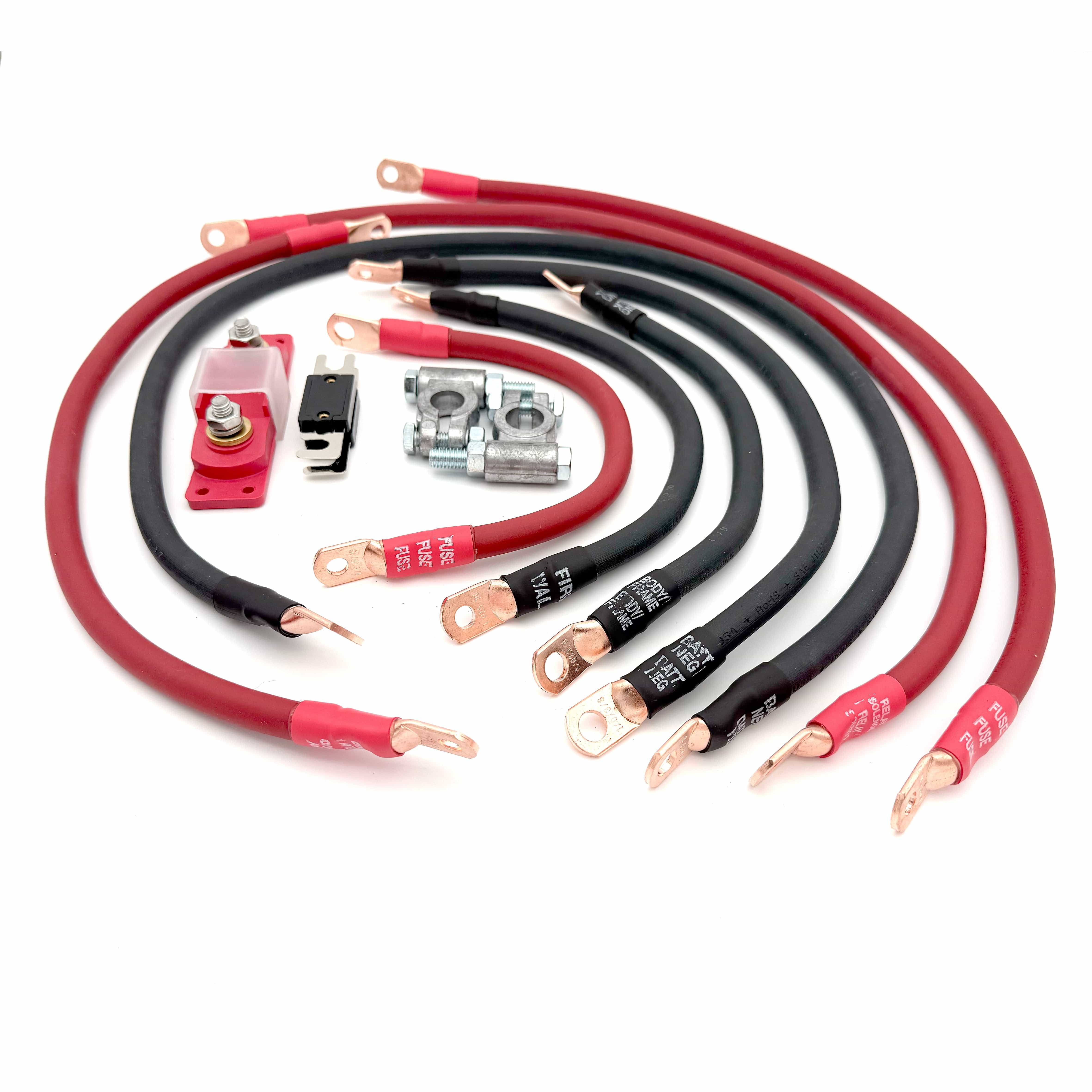 Big7Kits Electrical Jeep Cherokee Full Size SJ Big 7 Battery Cable Kit (1974-1983)