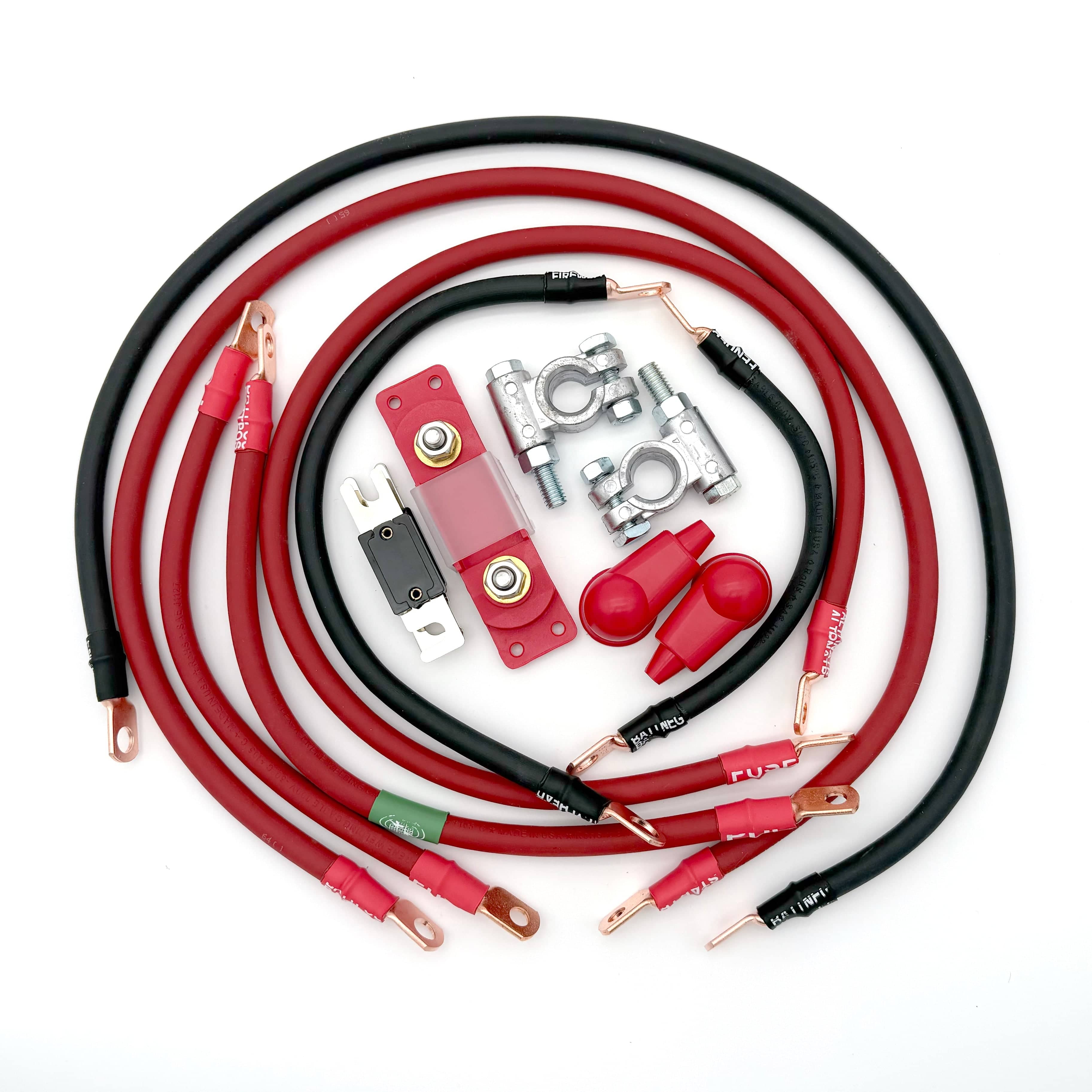 Big7Kits Electrical Jeep Cherokee XJ Big 7 Battery Cable Kit (1987-2001)