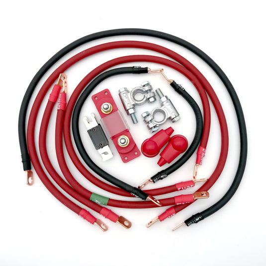 Big7Kits Electrical Jeep Cherokee XJ Big 7 Battery Cable Kit (1987-2001)