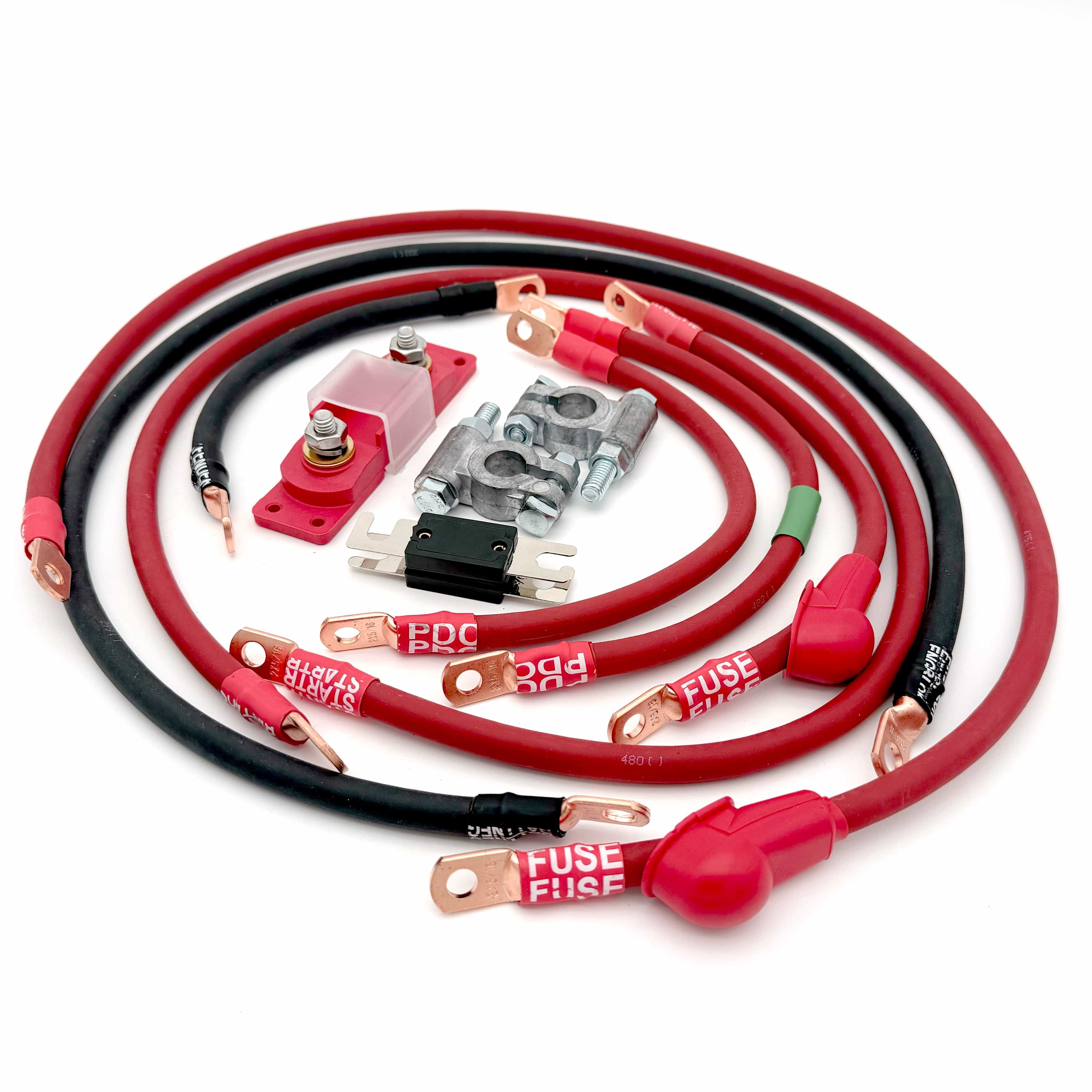 Big7Kits Electrical Jeep Grand Cherokee WK Big 7 Battery Cable Kit (2005-2010)