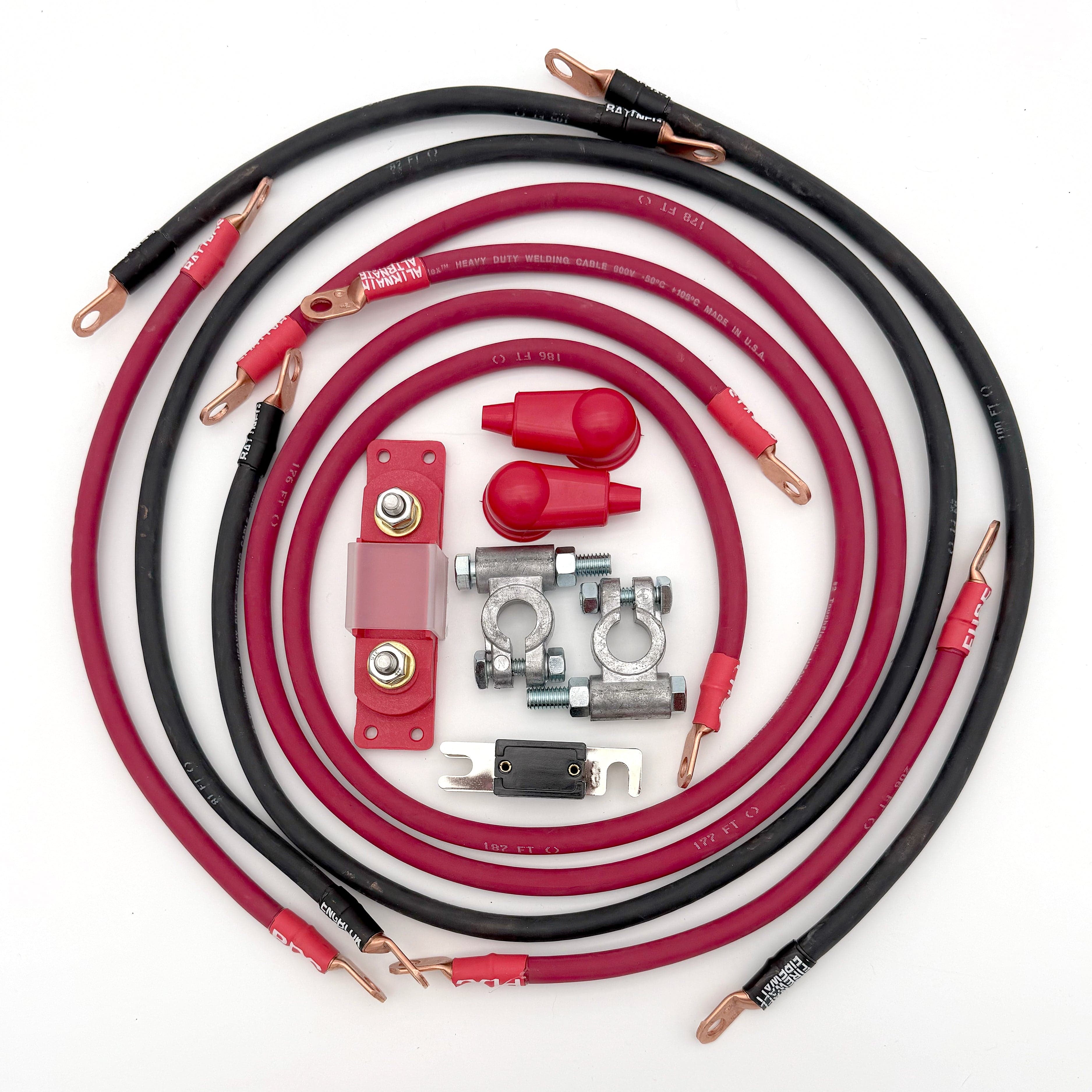 Big7Kits Electrical Jeep Grand Cherokee ZJ Big 7 Battery Cable Kit (1993-1998)