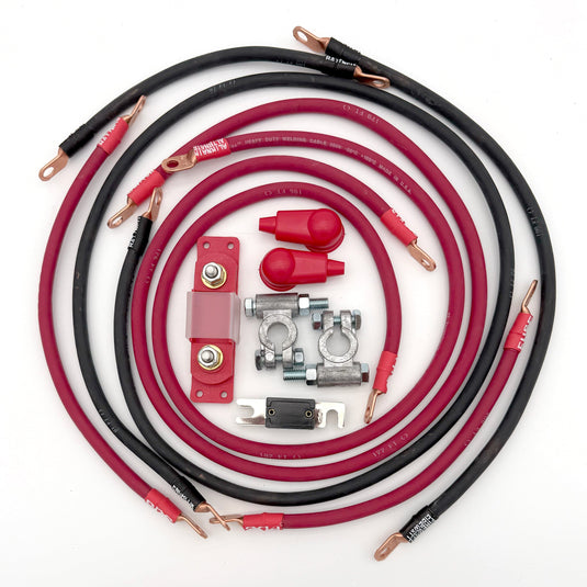 Big7Kits Electrical Jeep Grand Cherokee ZJ Big 7 Battery Cable Kit (1993-1998)