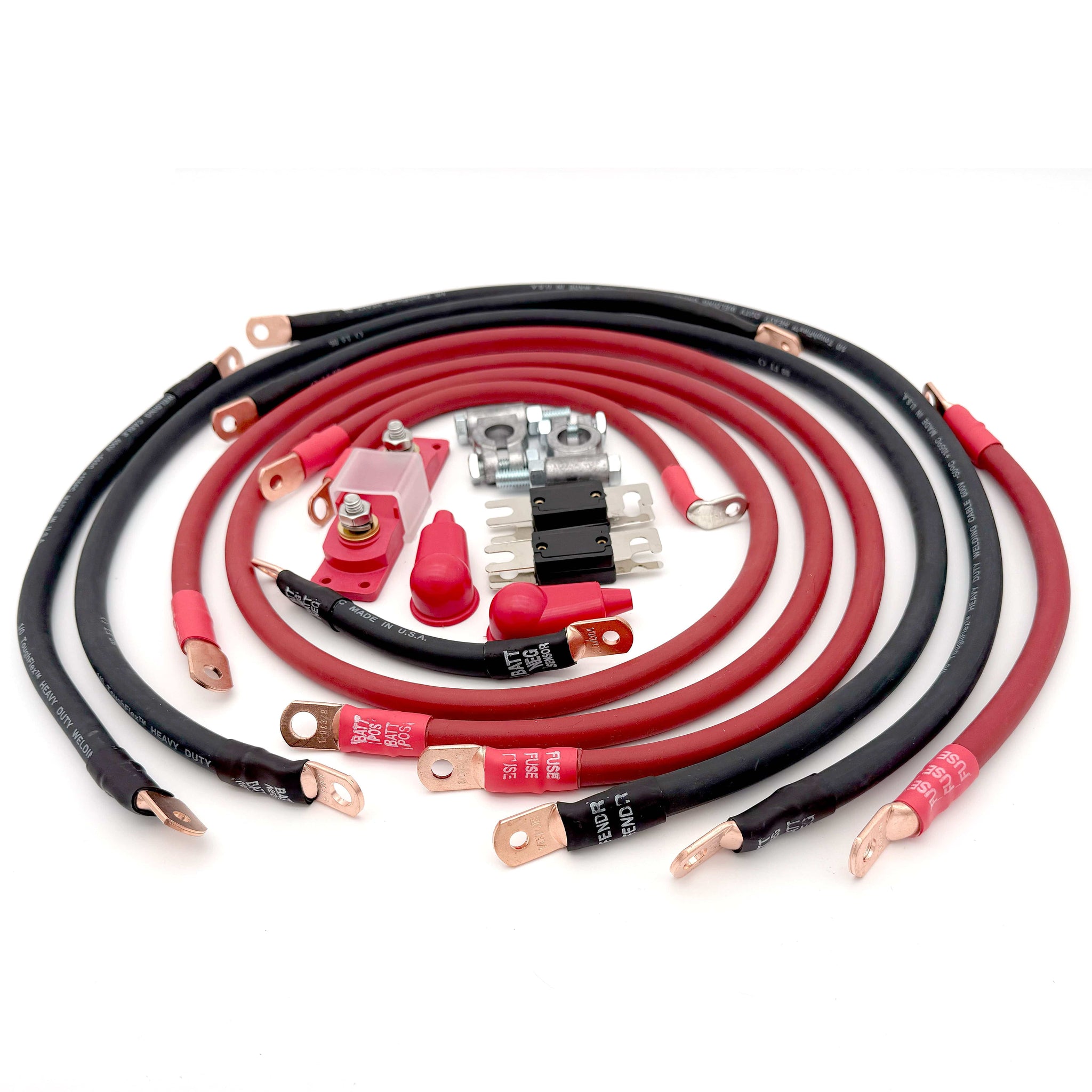 Big7Kits Electrical Jeep Wrangler JL Big 7 Battery Cable Kit (2018 - 2024)