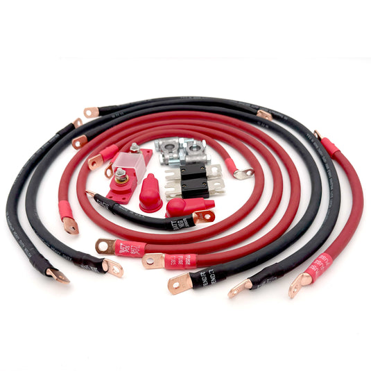 Big7Kits Electrical Jeep Wrangler JL Big 7 Battery Cable Kit (2018 - 2024)