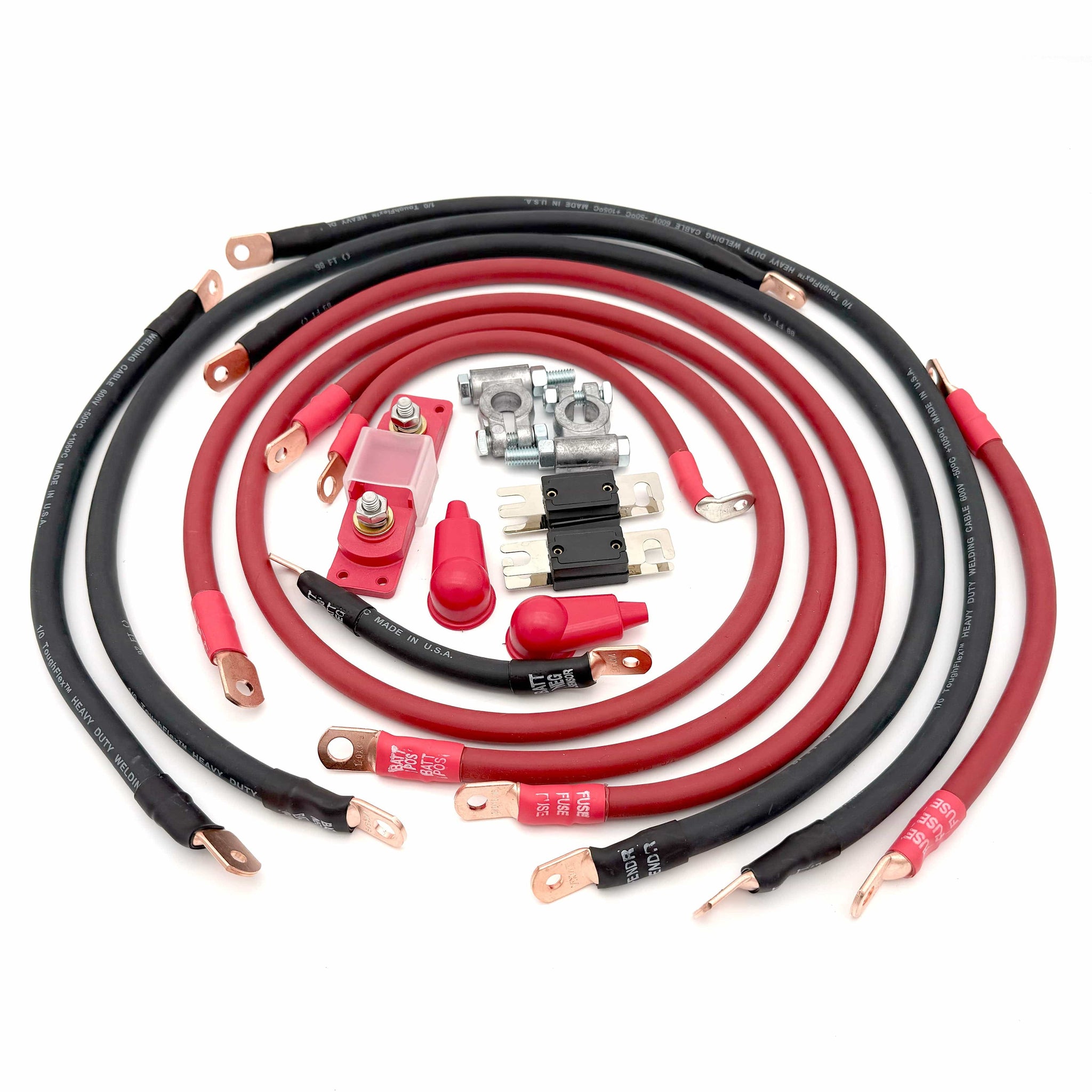 Big7Kits Electrical Jeep Wrangler JL Big 7 Battery Cable Kit (2018 - 2024)