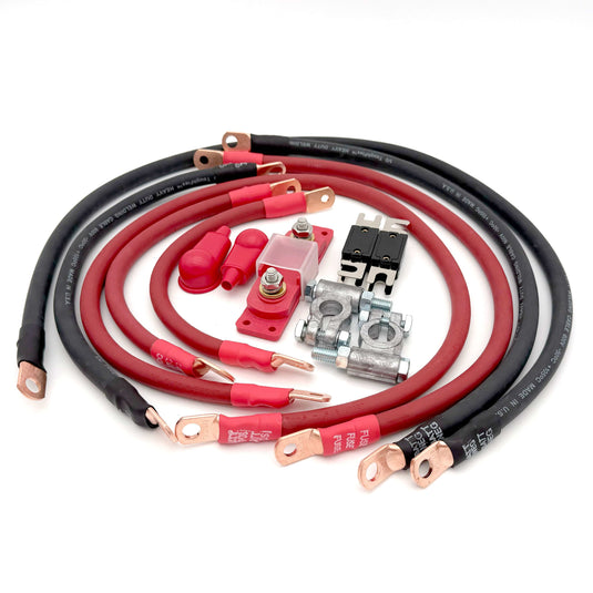 Big7Kits Electrical Jeep Wrangler TJ / LJ Big 7 Battery Cable Kit (1997-2006)