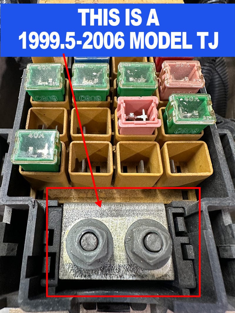 Big7Kits Electrical Jeep Wrangler TJ / LJ Big 7 Battery Cable Kit (1997-2006)