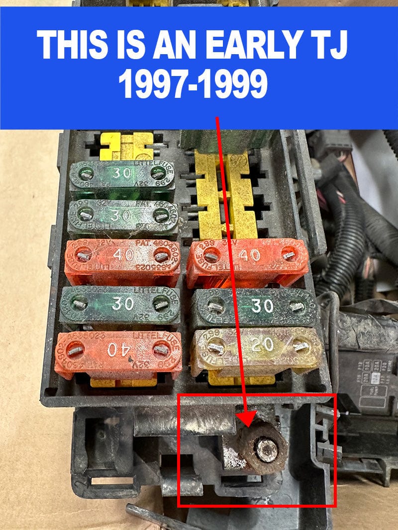 Big7Kits Electrical Jeep Wrangler TJ / LJ Big 7 Battery Cable Kit (1997-2006)