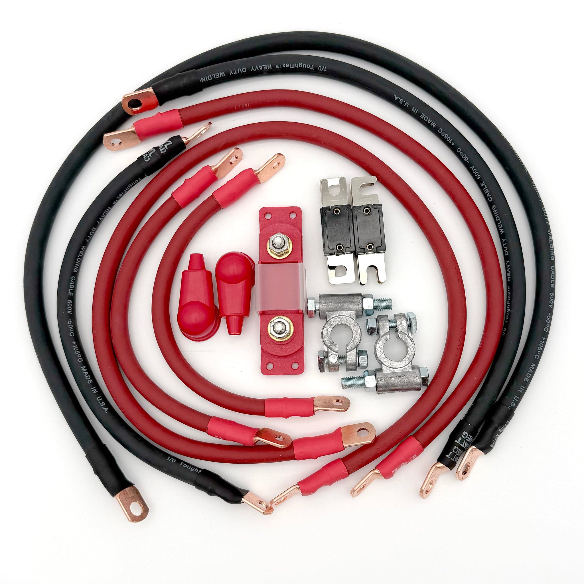 Big7Kits Electrical Jeep Wrangler TJ / LJ Big 7 Battery Cable Kit (1997-2006)