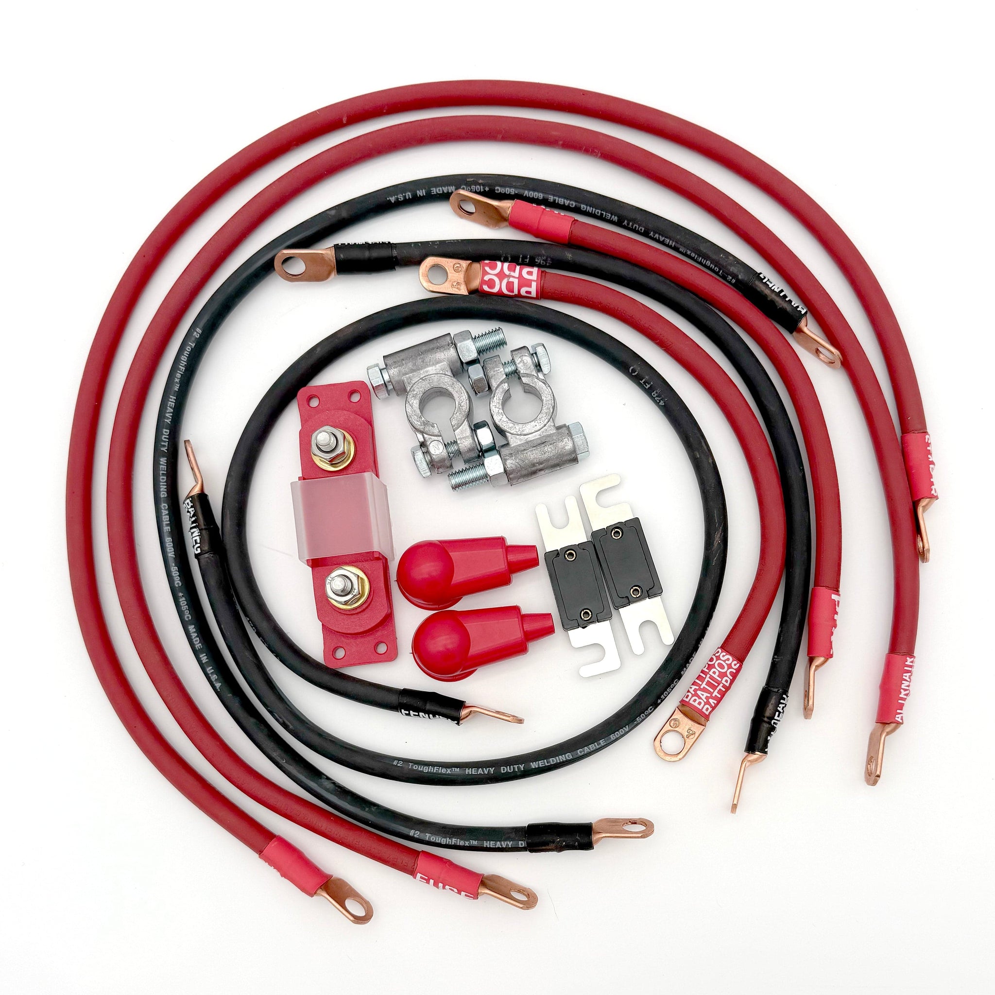 Big7Kits Electrical Jeep Wrangler YJ Big 7 Battery Cable Kit (1986-1995)