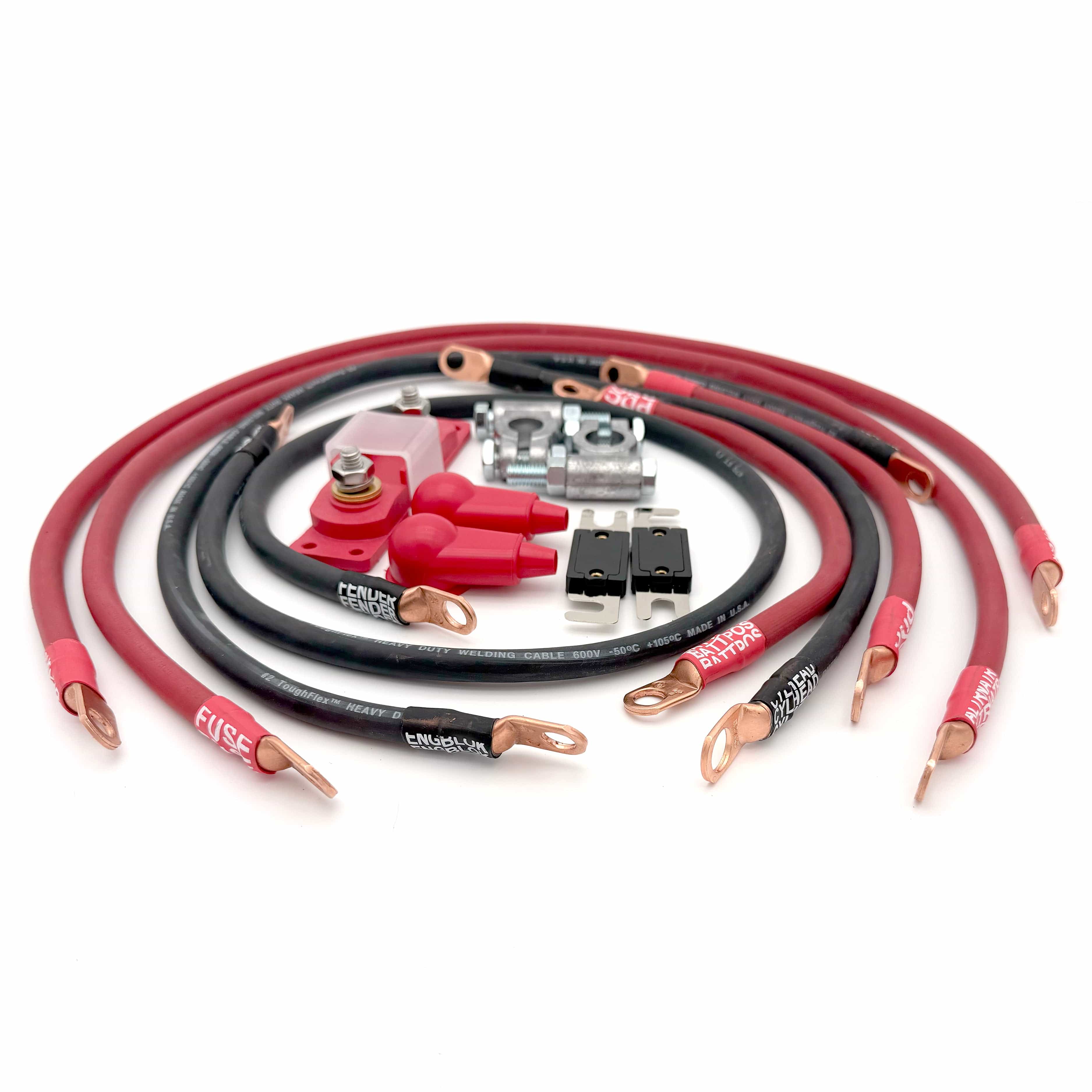 Big7Kits Electrical Jeep Wrangler YJ Big 7 Battery Cable Kit (1986-1995)