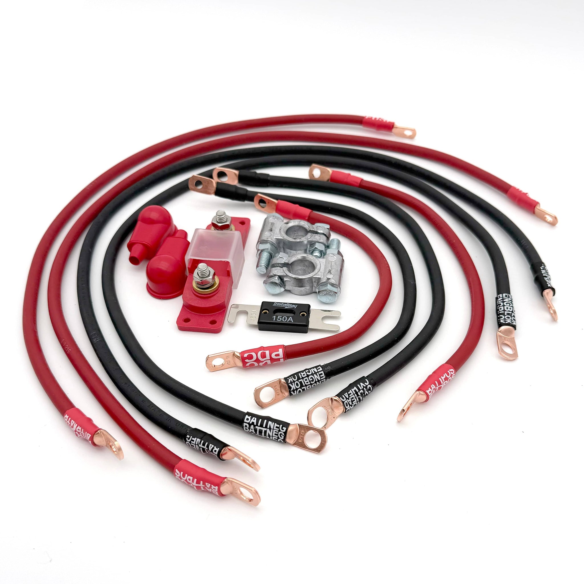 Big7Kits Electrical Jeep Wrangler YJ Big 7 Battery Cable Kit (1986-1995)