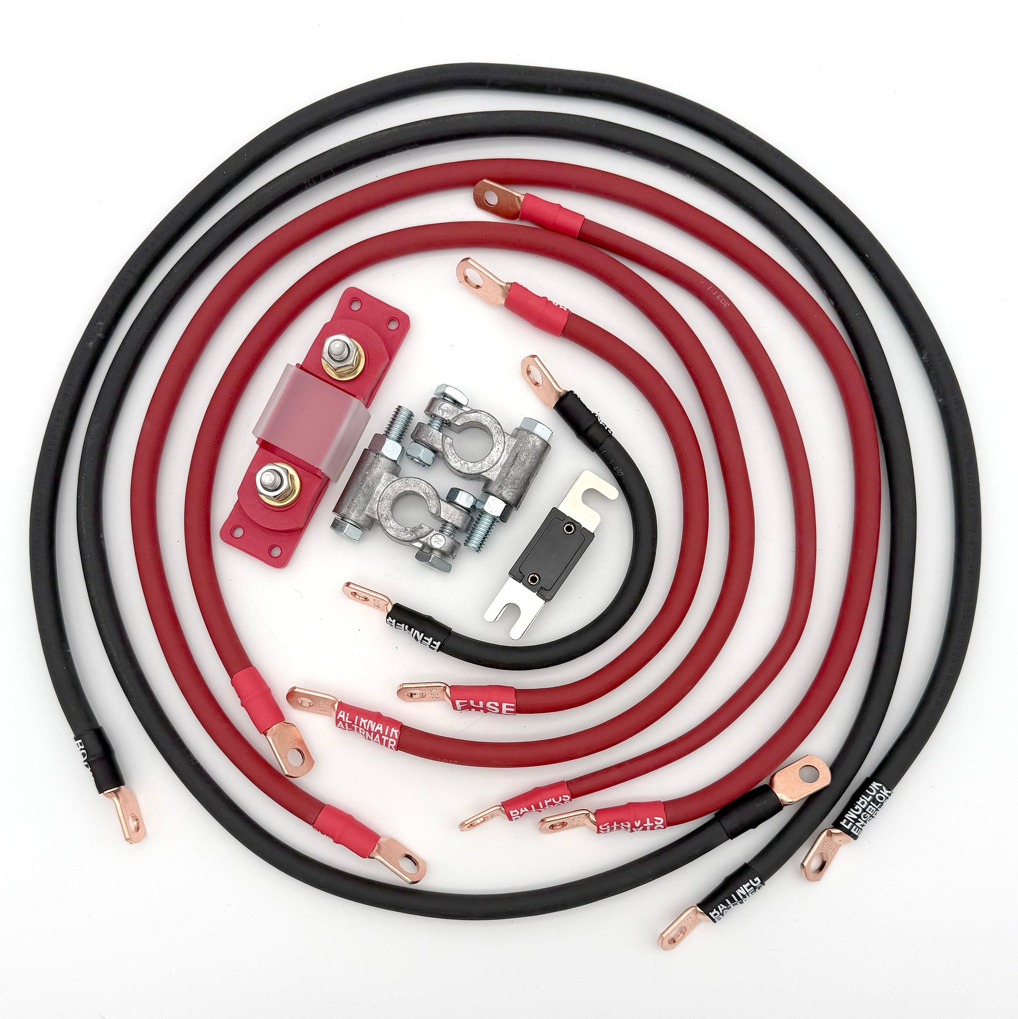 Big7Kits Electrical Toyota 4Runner Big 7 Battery Cable Kit (Gen 4 - 2003-2009)