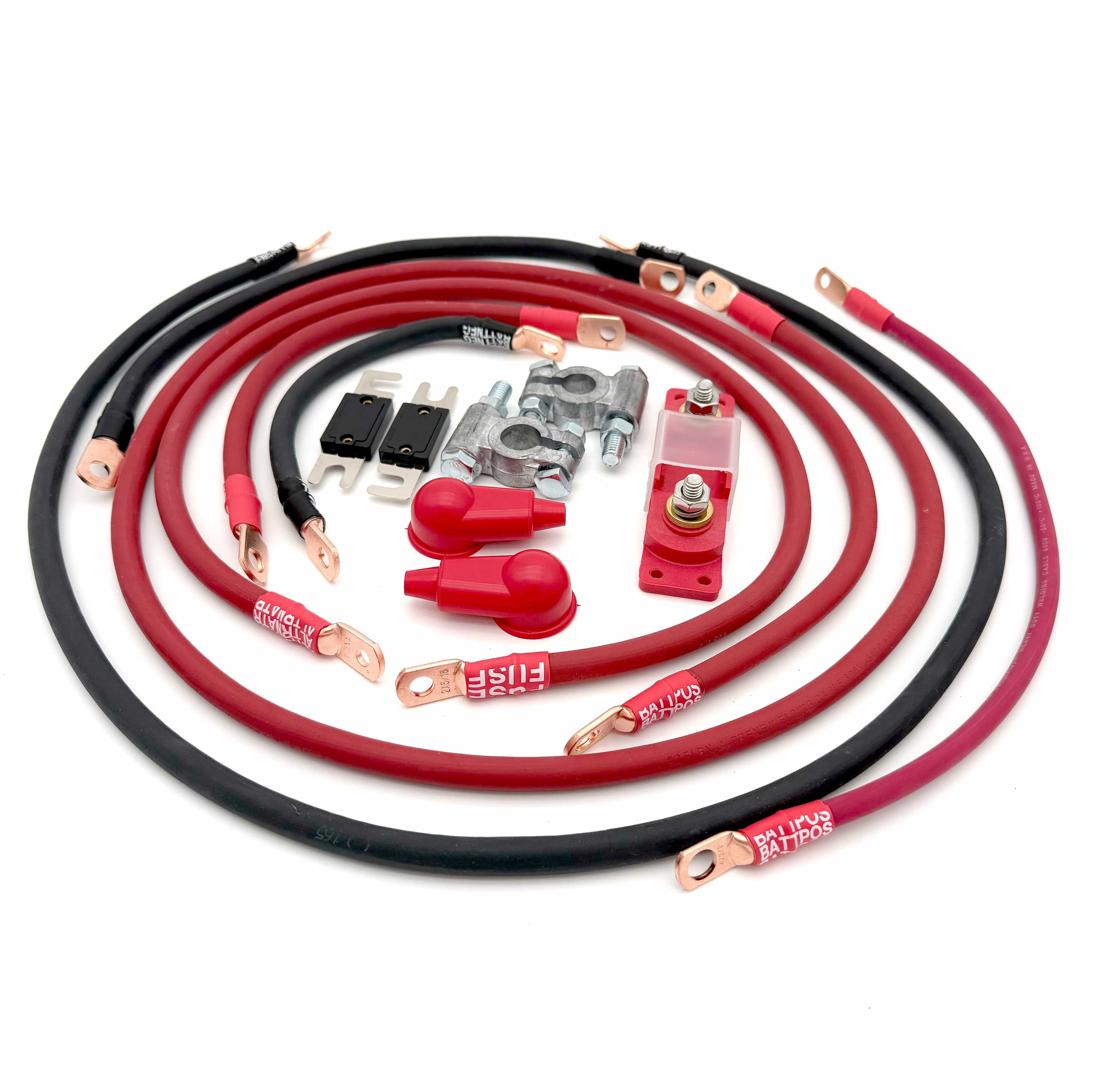 Big7Kits Electrical Toyota Tacoma Big 7 Battery Cable Kit (Gen 1 - 1995-2004)