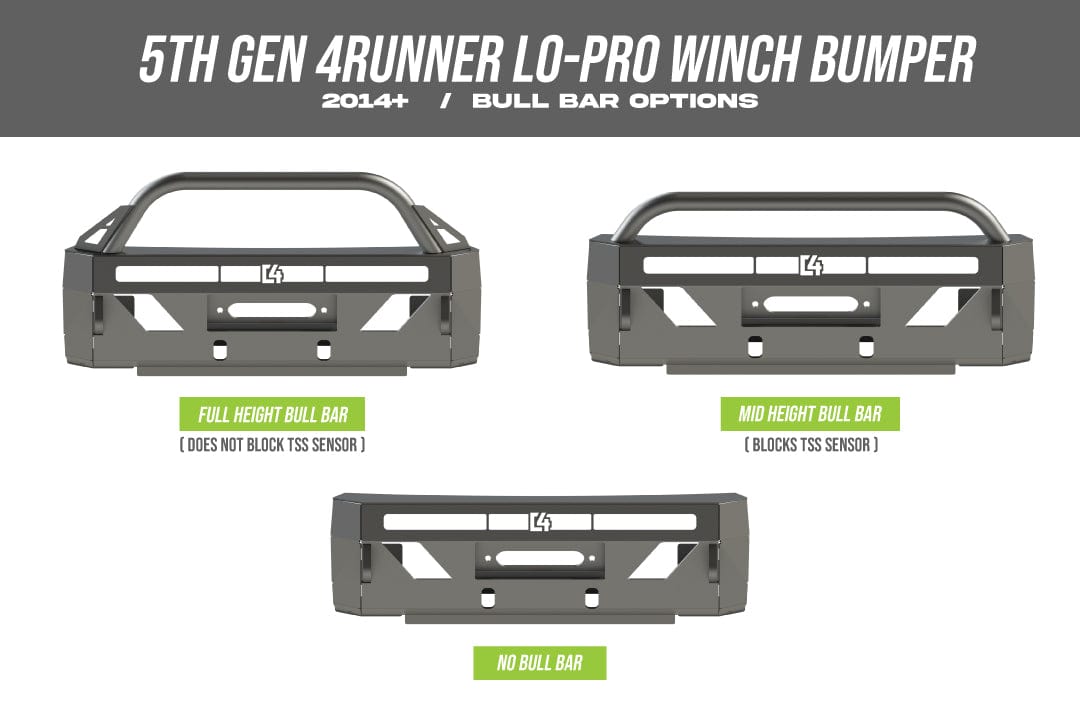 C4 Fabrication Armor C4 Fab 4Runner Lo Pro Winch Bumper / 5th Gen / 2014+