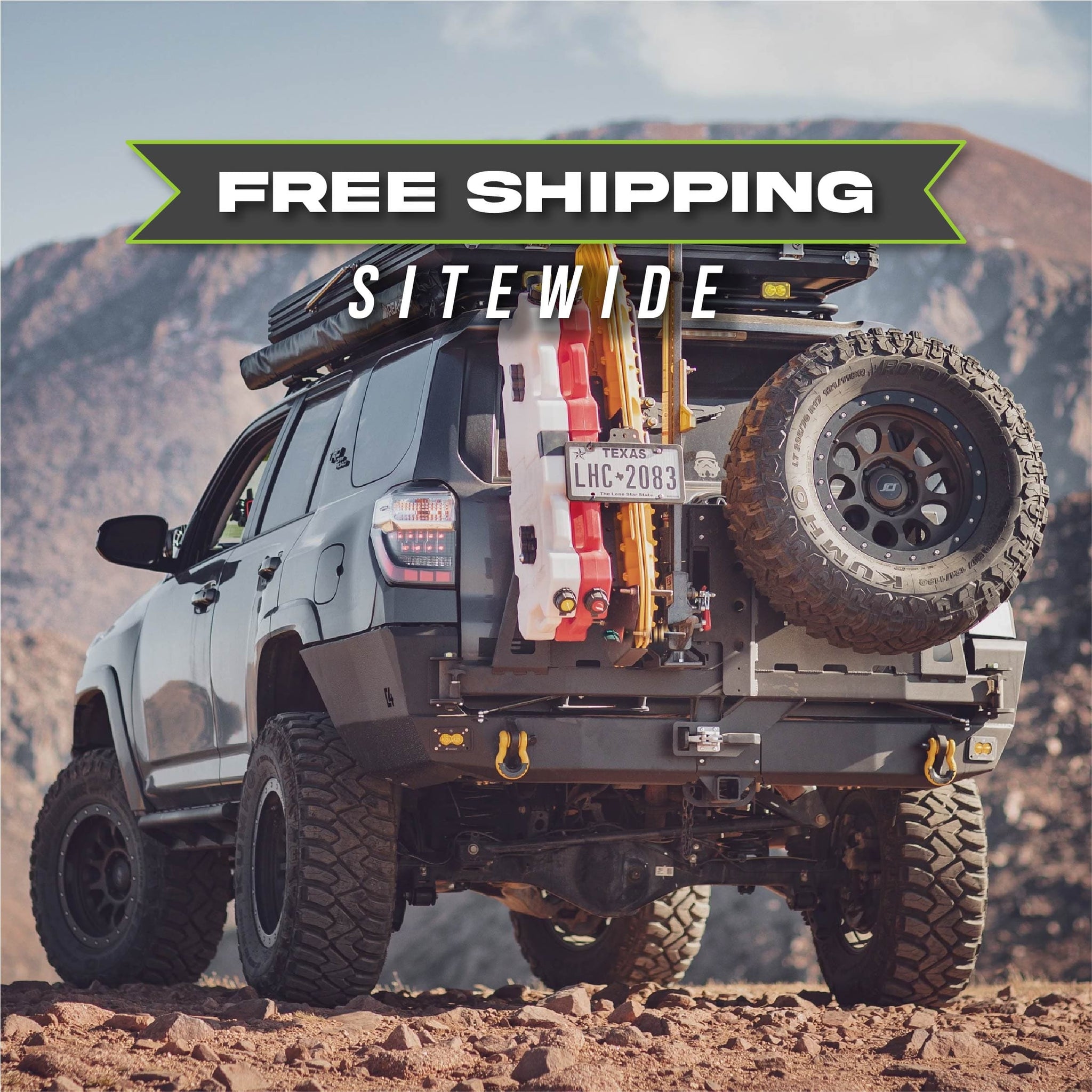 C4 Fabrication Armor C4 Fab 4Runner Overland Series Rear Bumper / 5th Gen / 2010+