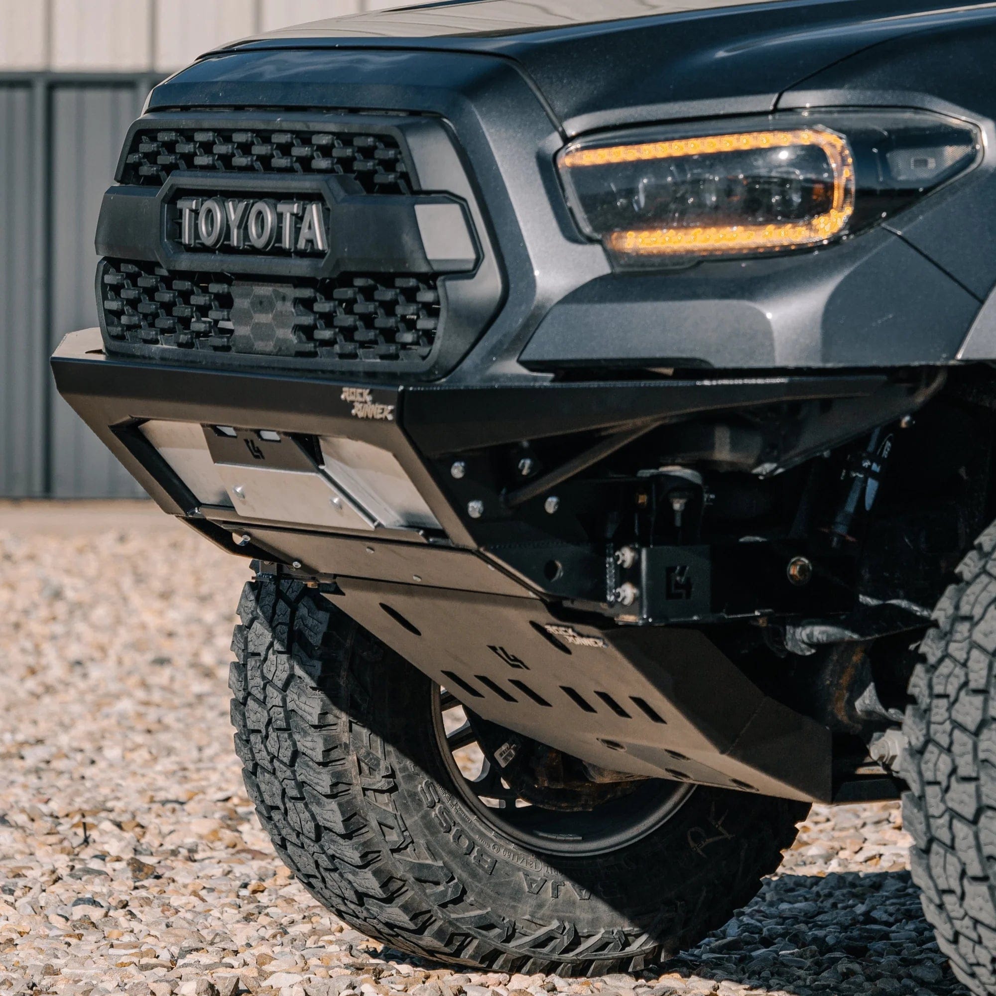 C4 Fabrication Armor C4 Fab Rock Runner Front Skid Plate w/ Crossmember Delete / 3rd Gen Tacoma 2016-2023