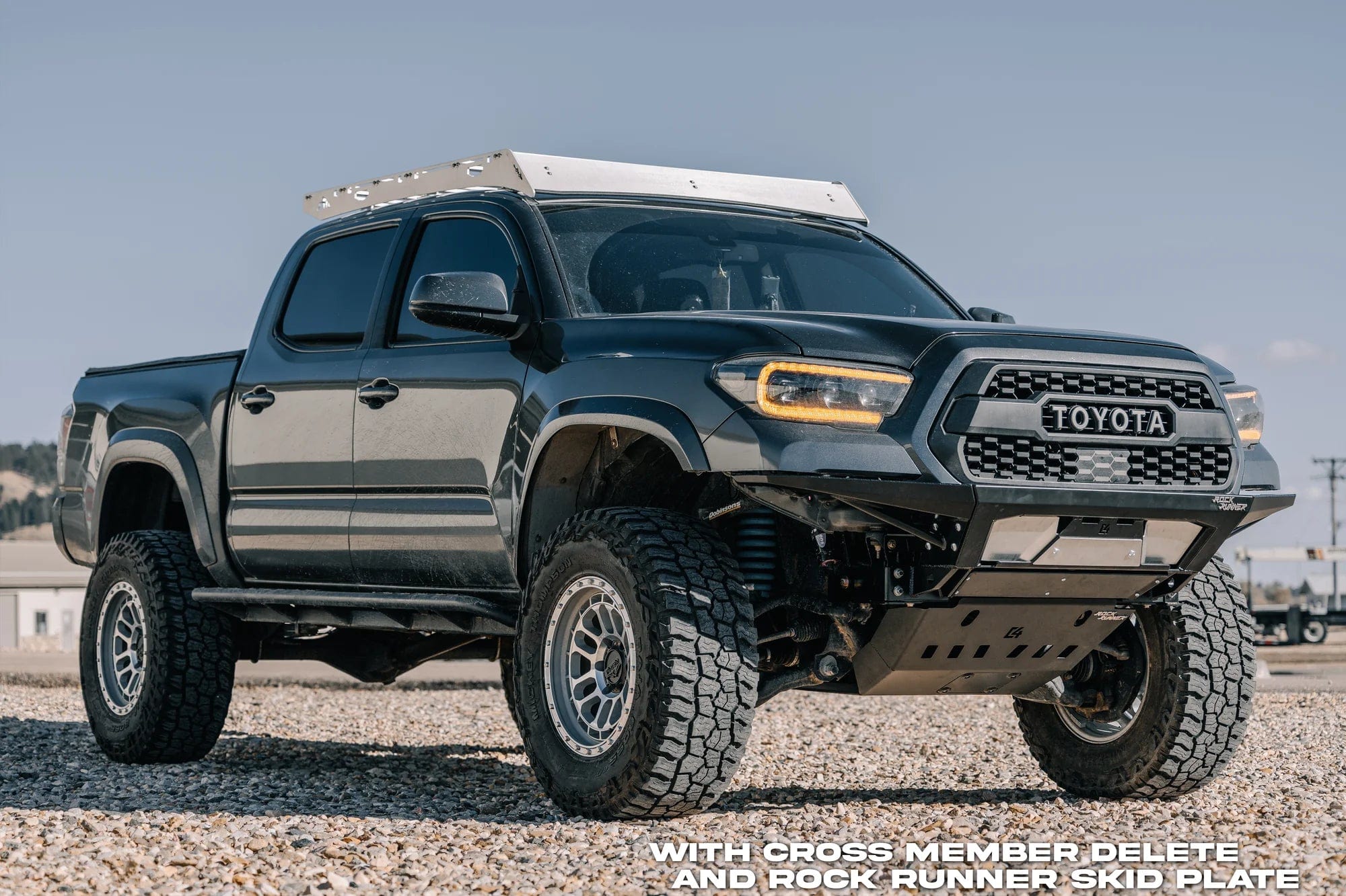 C4 Fabrication Armor C4 Fab Rock Runner Front Skid Plate w/ Crossmember Delete / 3rd Gen Tacoma 2016-2023