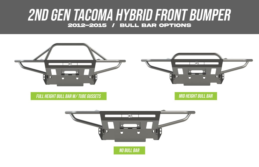 C4 Fabrication Armor C4 Fab Tacoma Hybrid Front Bumper / 2nd Gen / 2012-2015