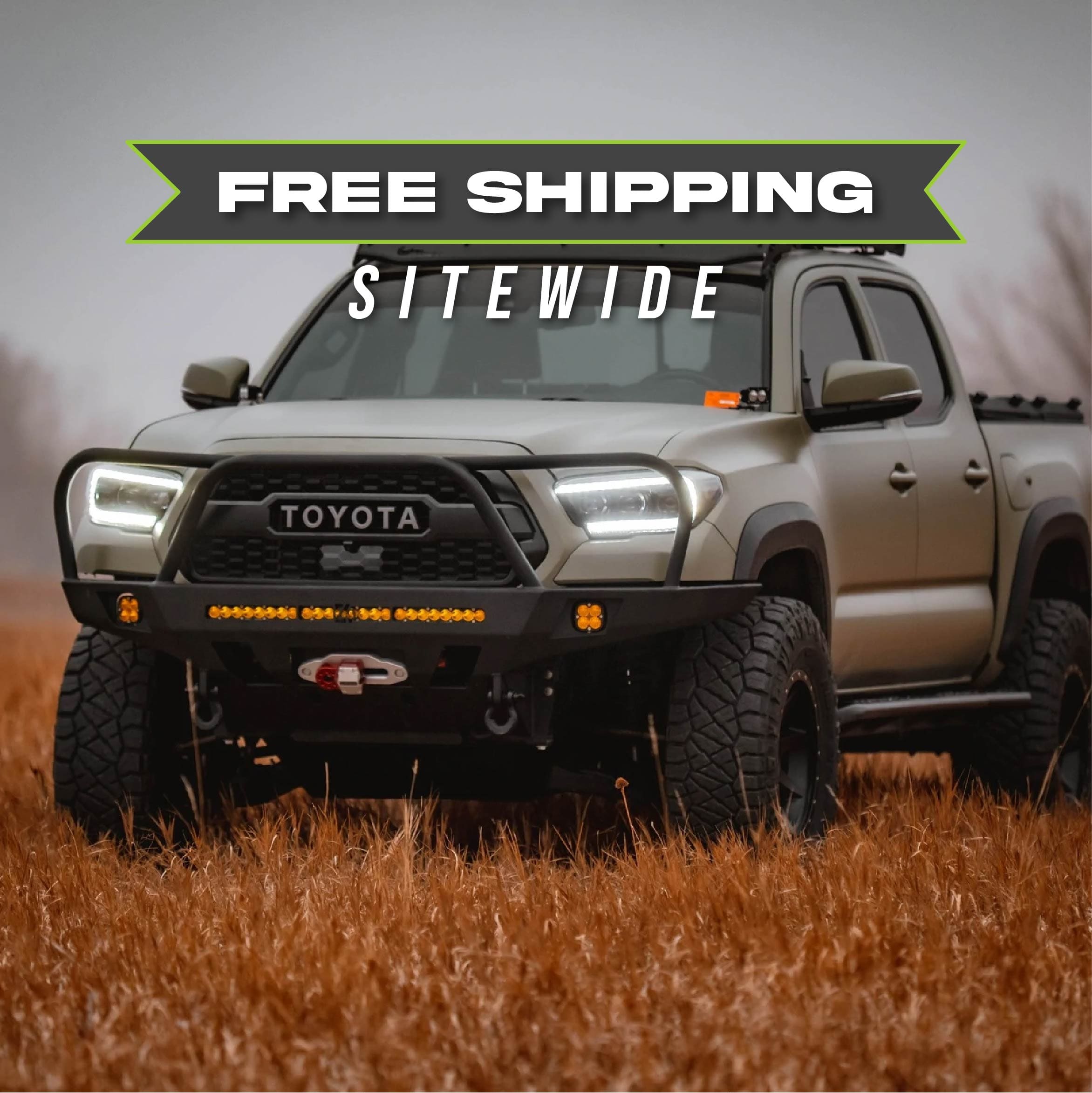 C4 Fabrication Armor C4 Fab Tacoma Overland Front Bumper / 3rd Gen / 2016-2023