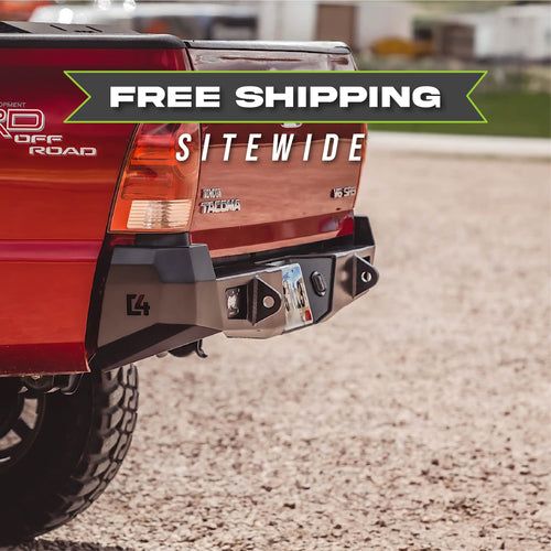 C4 Fabrication Armor C4 Fab Tacoma Overland Rear Bumper / 2nd Gen / 2005-2015