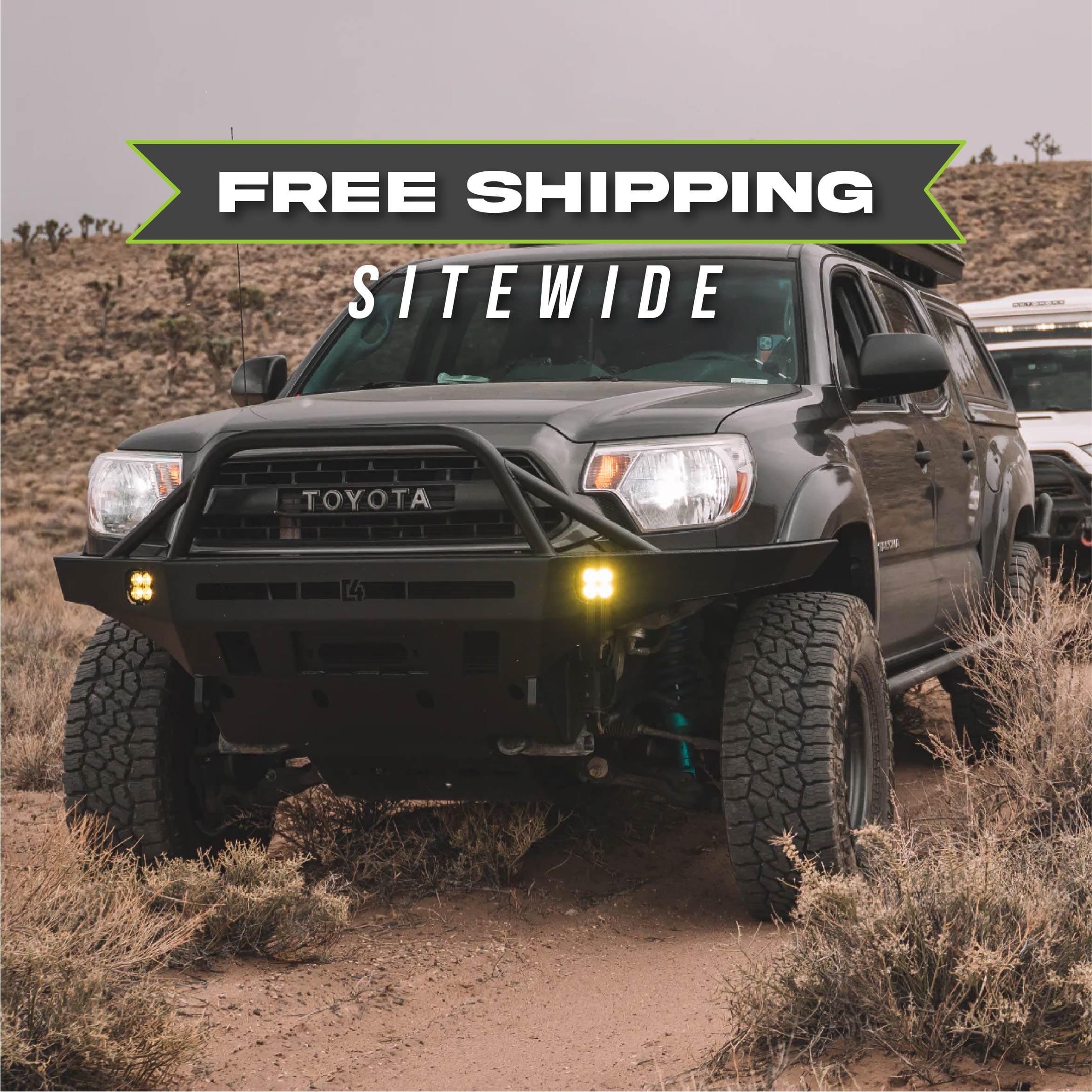 C4 Fabrication Armor C4 Fab Tacoma Overland Series Front Bumper / 2nd Gen / 2005-2015