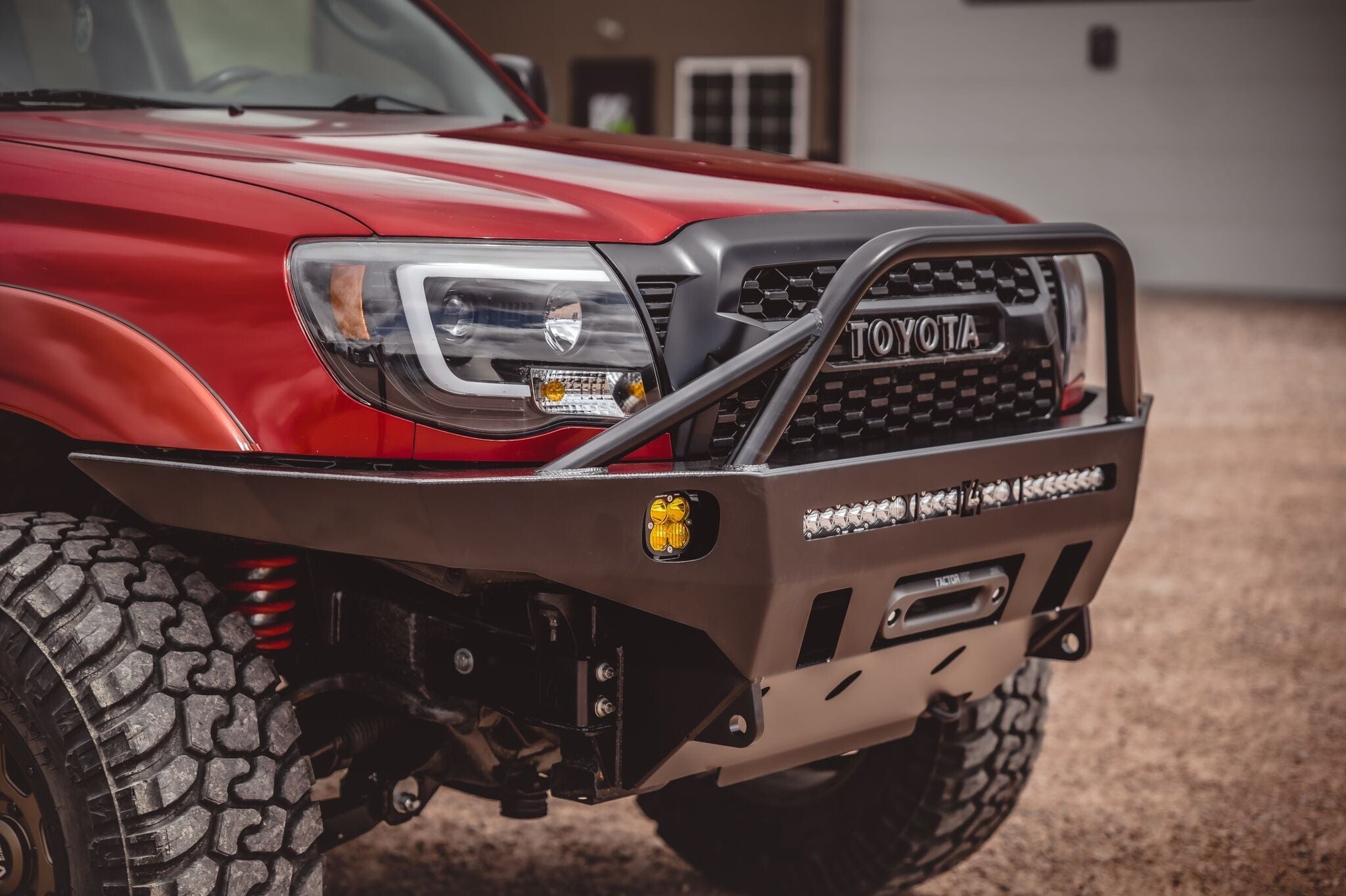 C4 Fabrication Armor C4 Fab Tacoma Overland Series Front Bumper / 2nd Gen / 2005-2015