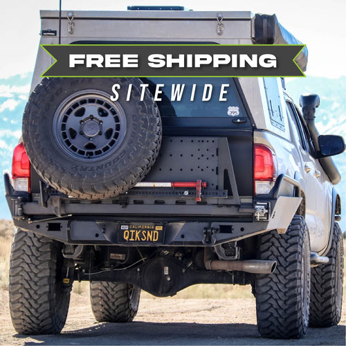 C4 Fabrication Armor C4 Fab Tacoma Overland Series High Clearance Rear Bumper / 3rd Gen / 2016-2023