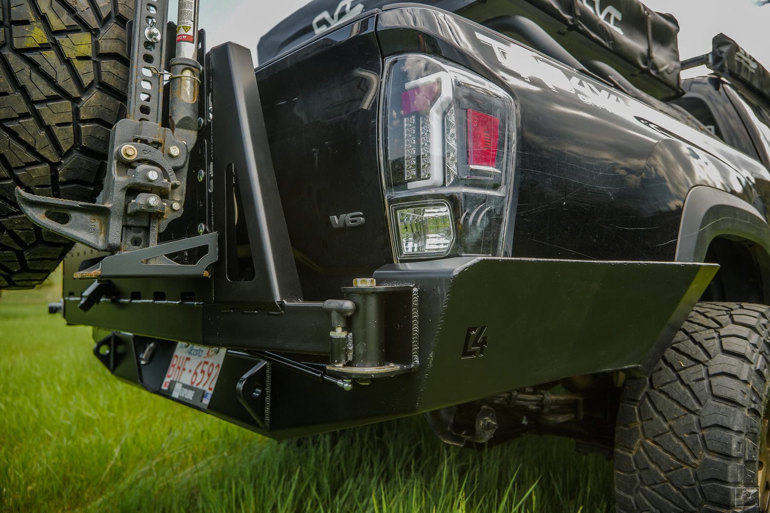 C4 Fabrication Armor C4 Fab Tacoma Overland Series High Clearance Rear Bumper / 3rd Gen / 2016-2023