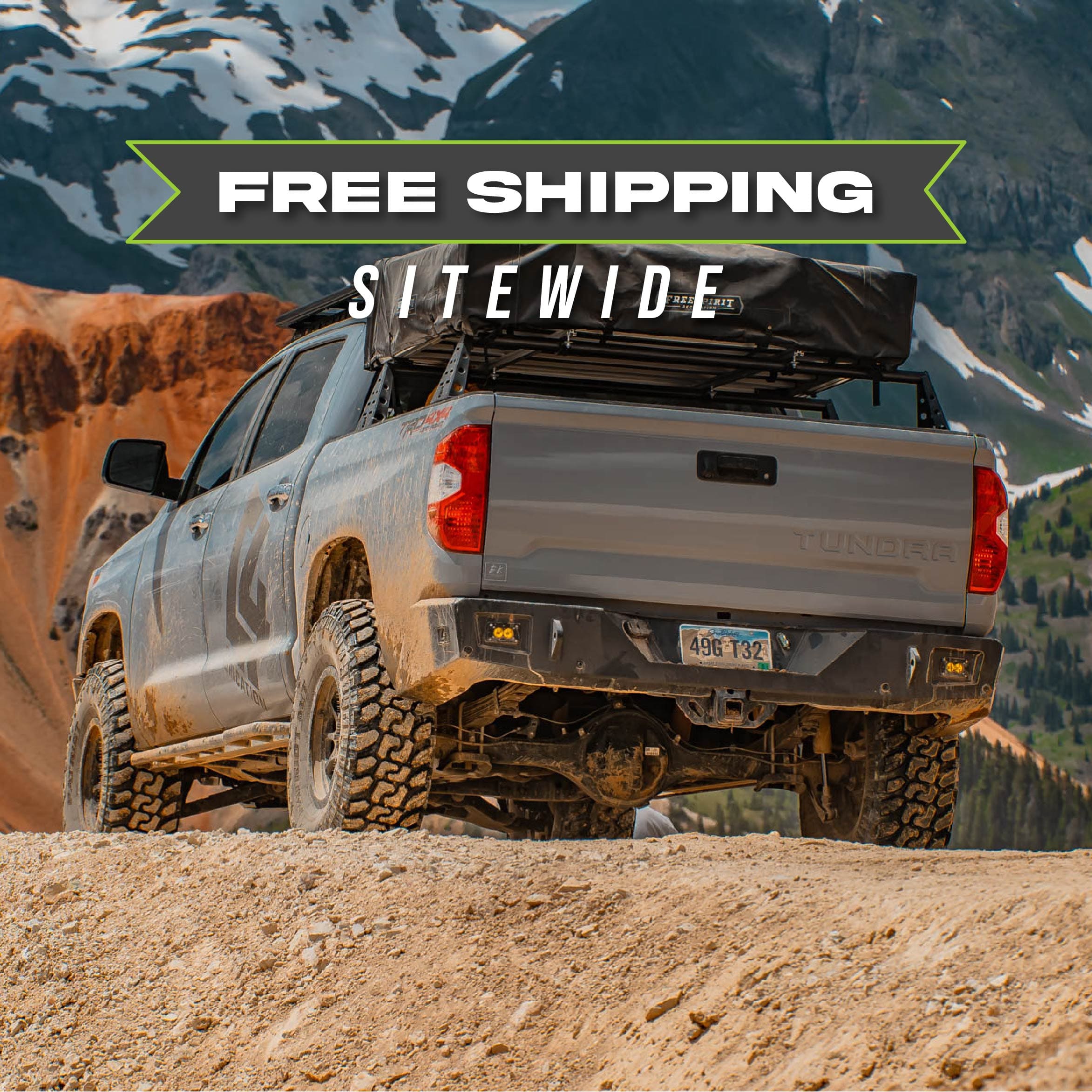 C4 Fabrication Armor C4 Fab Tundra Overland Series Rear Bumper / 2nd Gen / 2014-2021