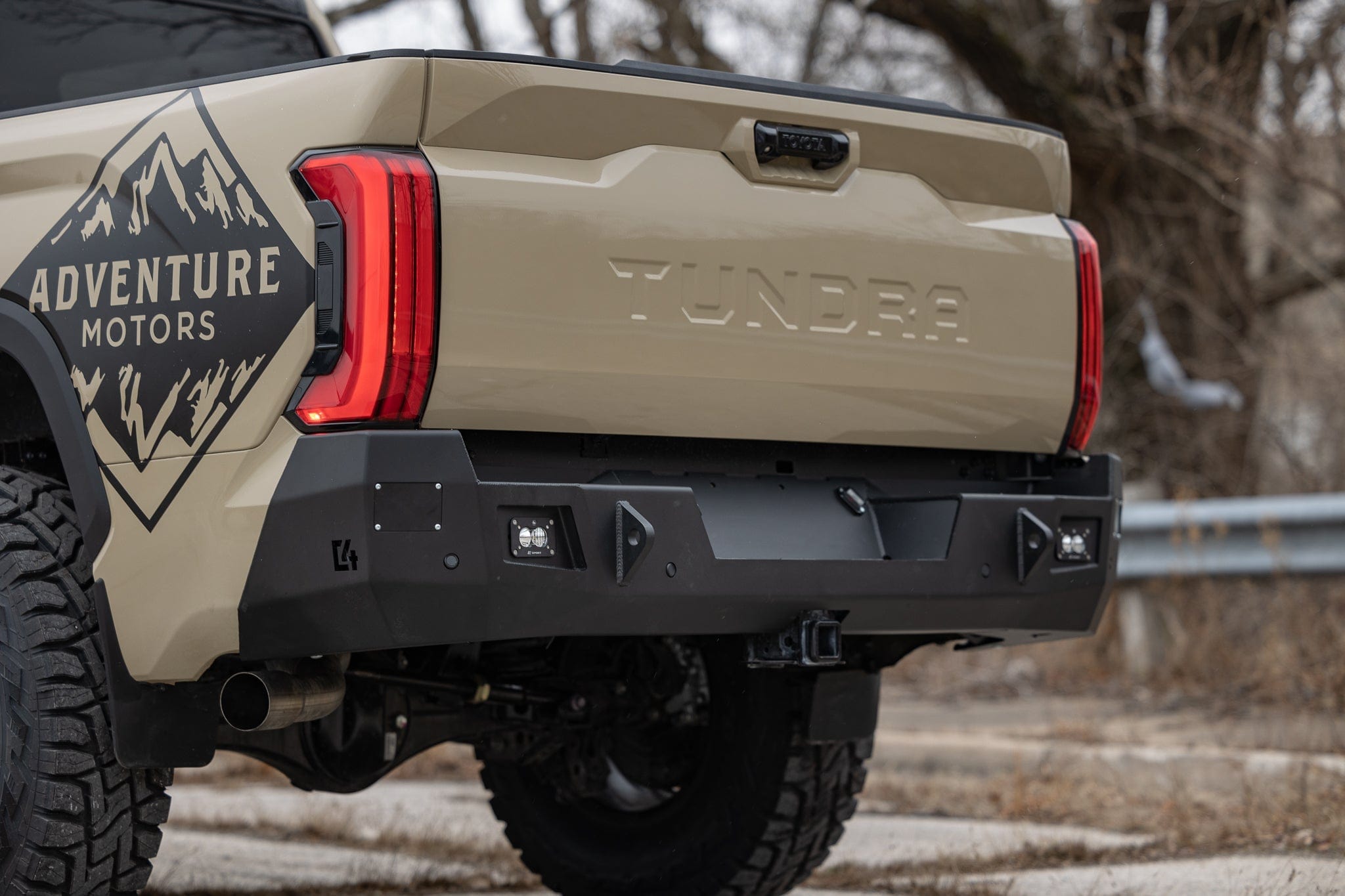 C4 Fabrication Armor C4 Fab Tundra Overland Series Rear Bumper / 3rd Gen / 2022+