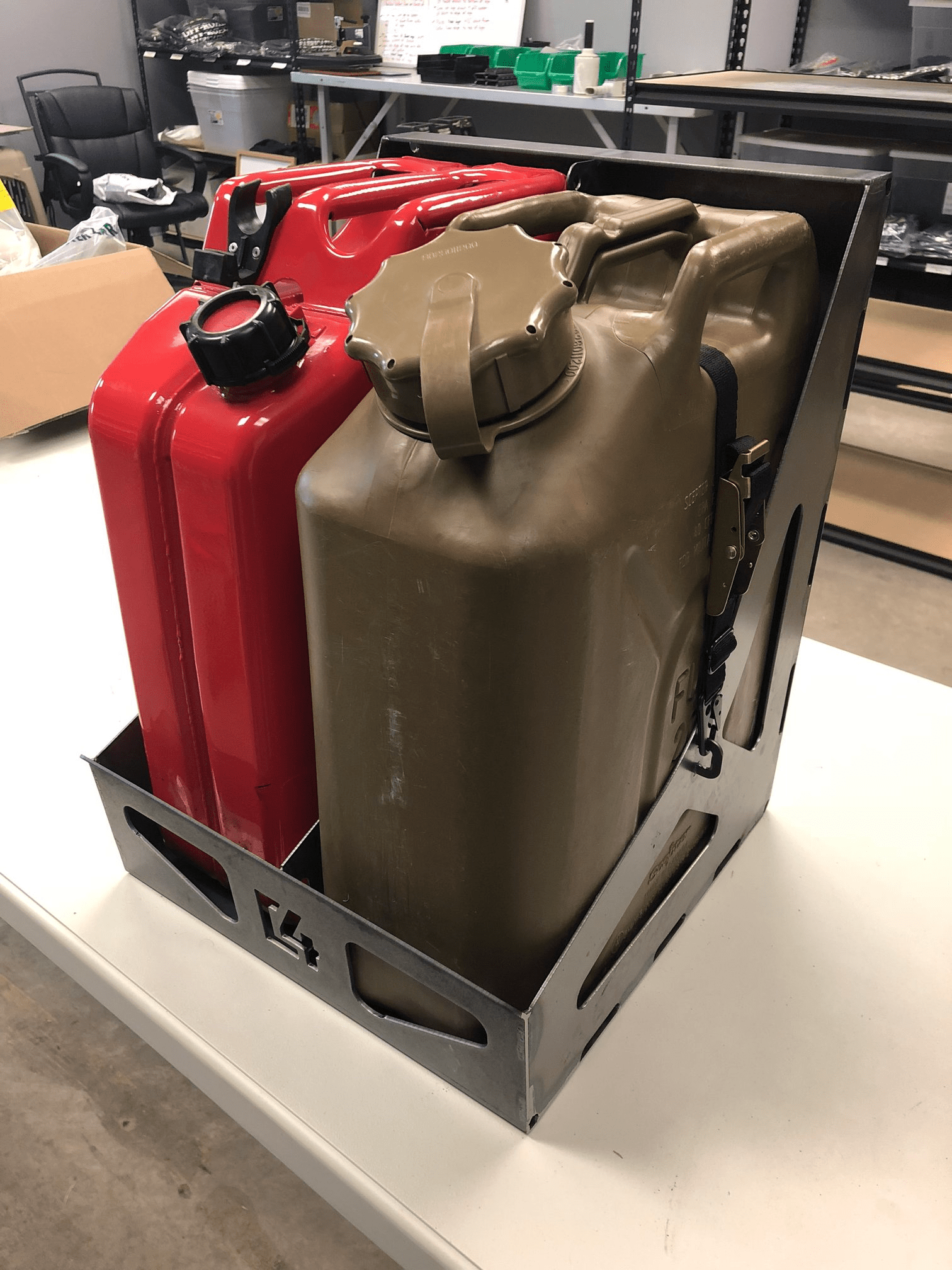 C4 Fabrication C4 Fab Dual Jerry Can Carrier