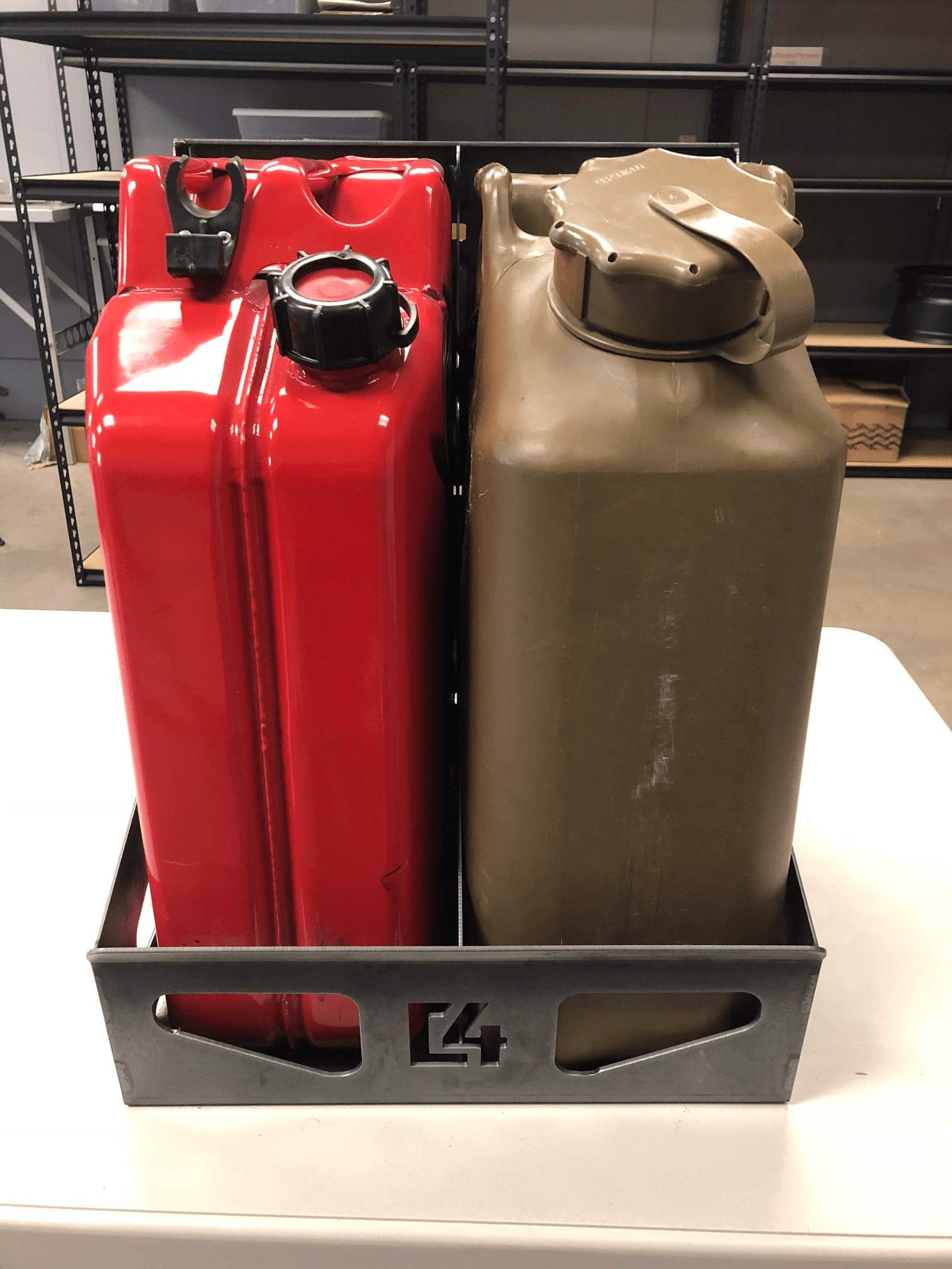 C4 Fabrication C4 Fab Dual Jerry Can Carrier