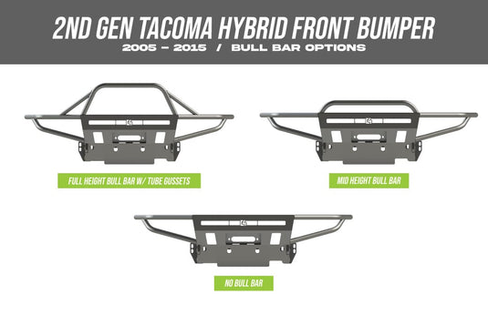 C4 Fabrication C4 Fab Tacoma Hybrid Front Bumper / 2nd Gen / 2005-2011