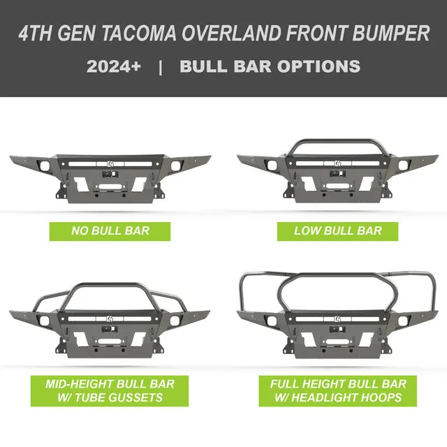 C4 Fabrication Front Bumper C4 Fabrication Tacoma Overland Series Front Bumper / 4th Gen / 2024+