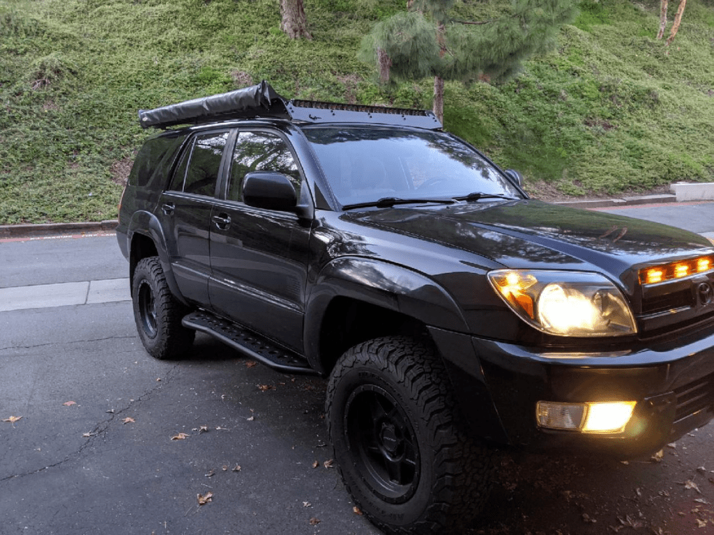 Cali Raised LED Armor 2003-2009 TOYOTA 4RUNNER STEP EDITION BOLT ON ROCK SLIDERS