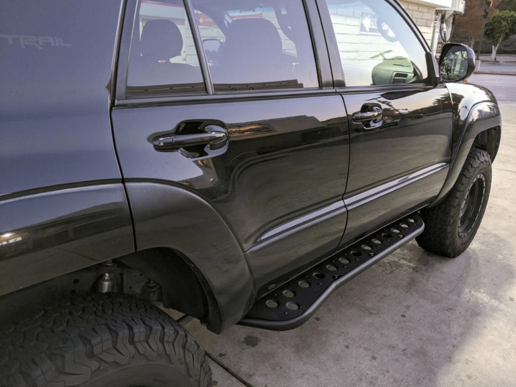 Cali Raised LED Armor 2003-2009 TOYOTA 4RUNNER STEP EDITION BOLT ON ROCK SLIDERS