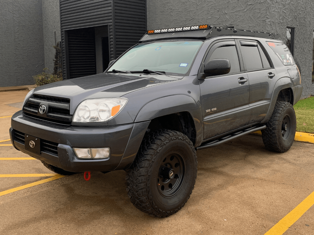 Cali Raised LED Armor 2003-2009 TOYOTA 4RUNNER TRAIL EDITION BOLT ON ROCK SLIDERS