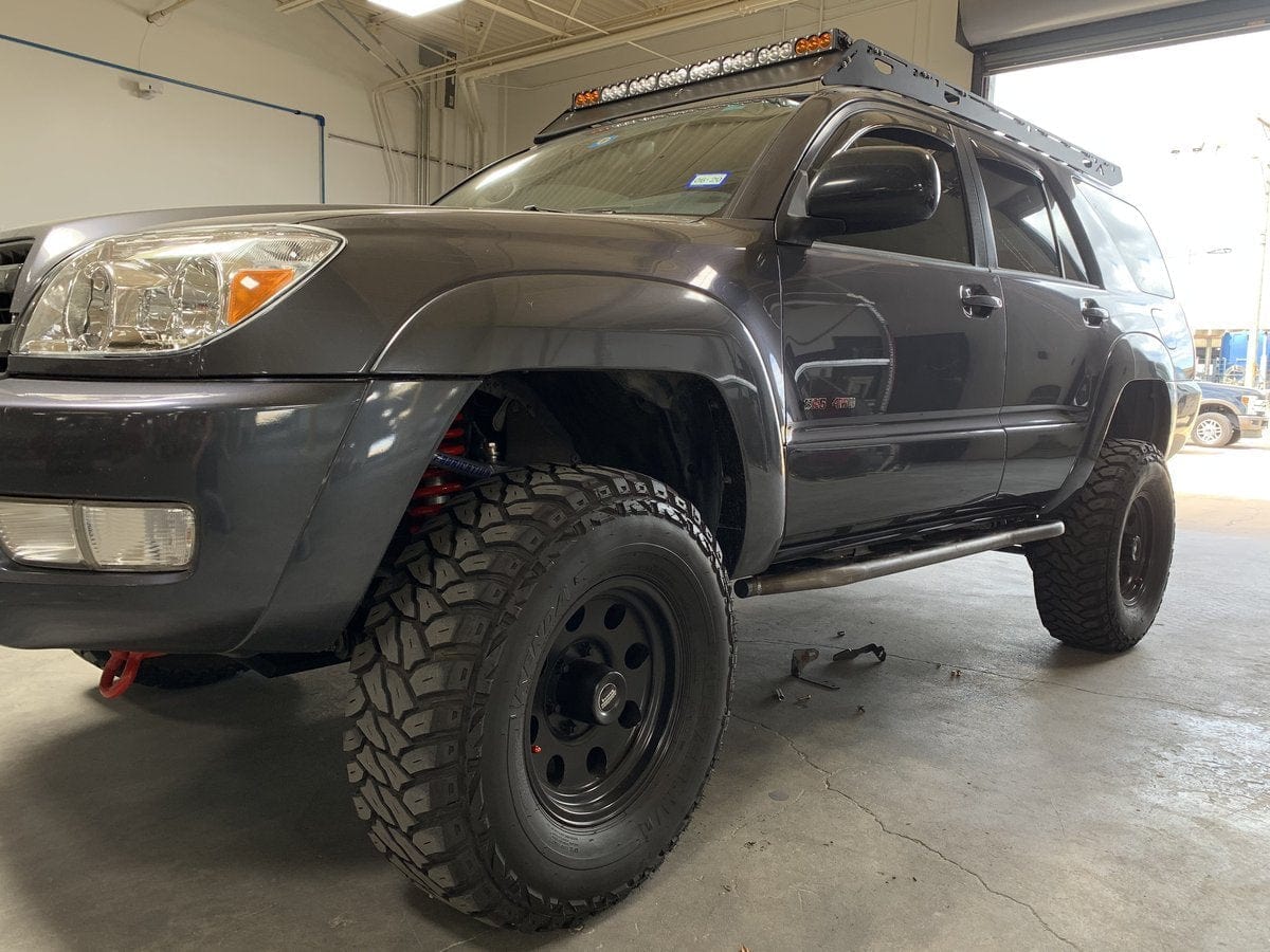 Cali Raised LED Armor 2003-2009 TOYOTA 4RUNNER TRAIL EDITION BOLT ON ROCK SLIDERS