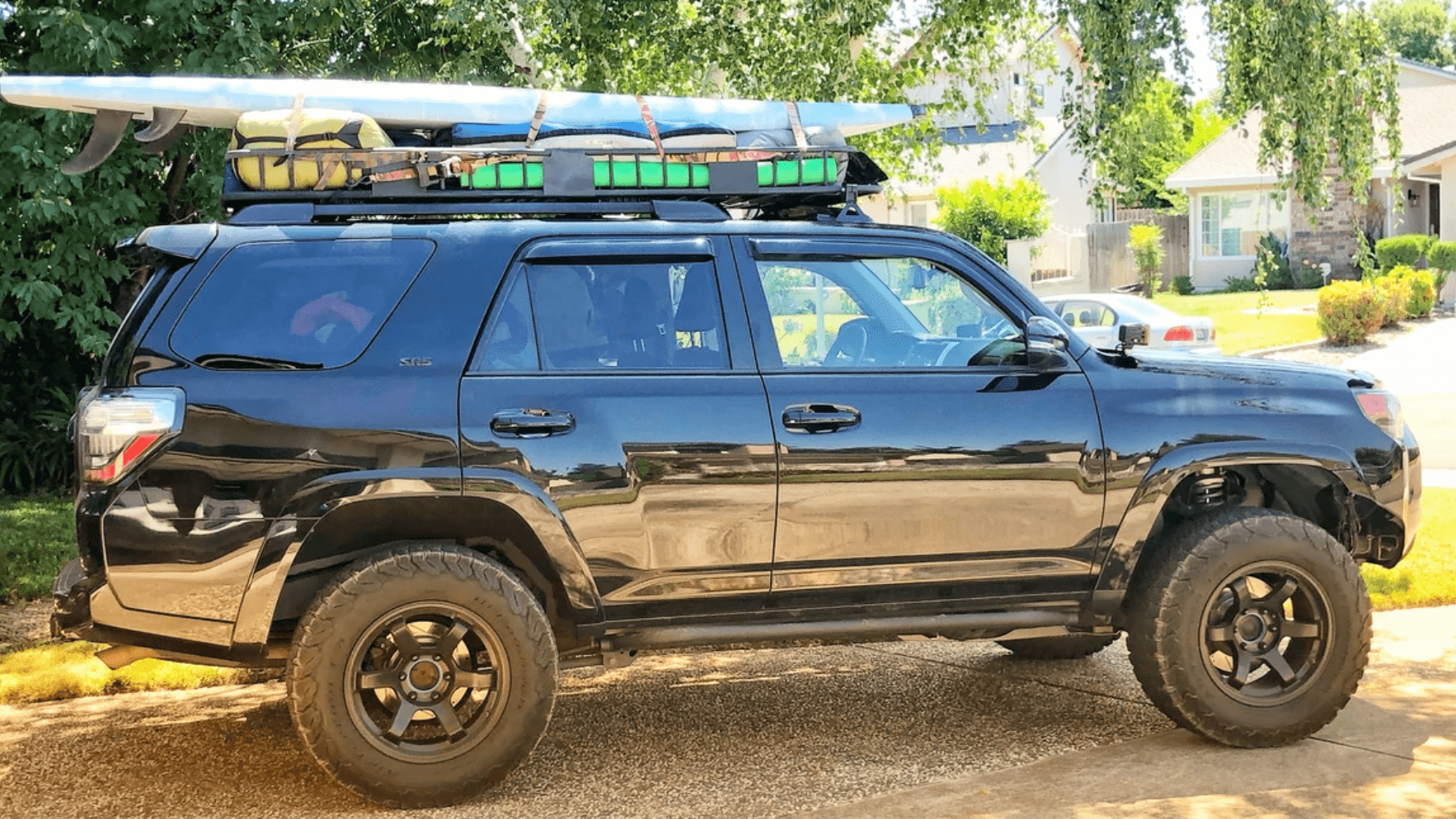 Cali Raised LED Armor 2010-2022 TOYOTA 4RUNNER TRAIL EDITION BOLT ON ROCK SLIDERS