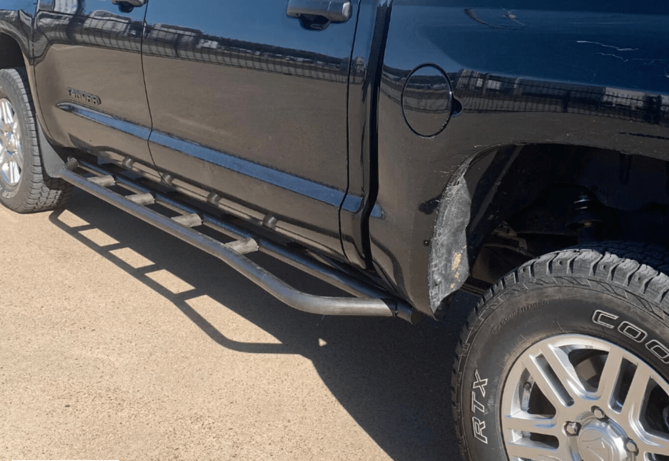 Cali Raised LED Armor 2014-2021 TOYOTA TUNDRA STEP EDITION ROCK SLIDERS