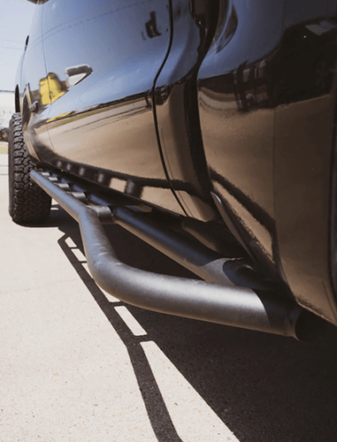 Cali Raised LED Armor 2014-2021 TOYOTA TUNDRA TRAIL EDITION ROCK SLIDERS