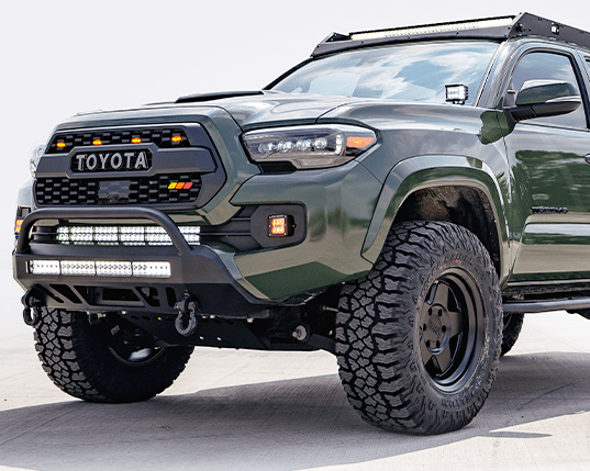 Cali Raised LED Armor 2016+ TACOMA STEALTH BUMPER