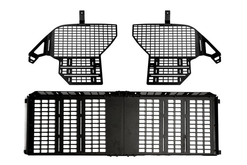 Cali Raised LED Molle 2 Row Seating / Both Sides & Upper Tray (+420) 2010-2022 4Runner Interior Rear MOLLE Panel