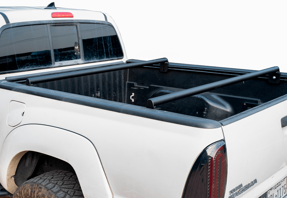 Cali Raised LED Racks Flat Bars - Powder Coat Finish 2005-2022 Toyota Tacoma Overland Bed Bars