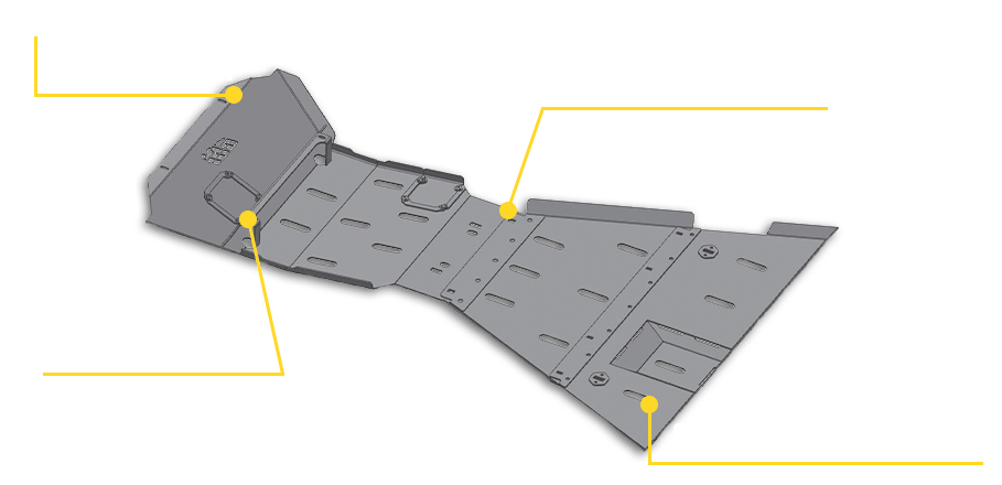 CBI Armor CBI Full Skid Plates / 24+ Tacoma