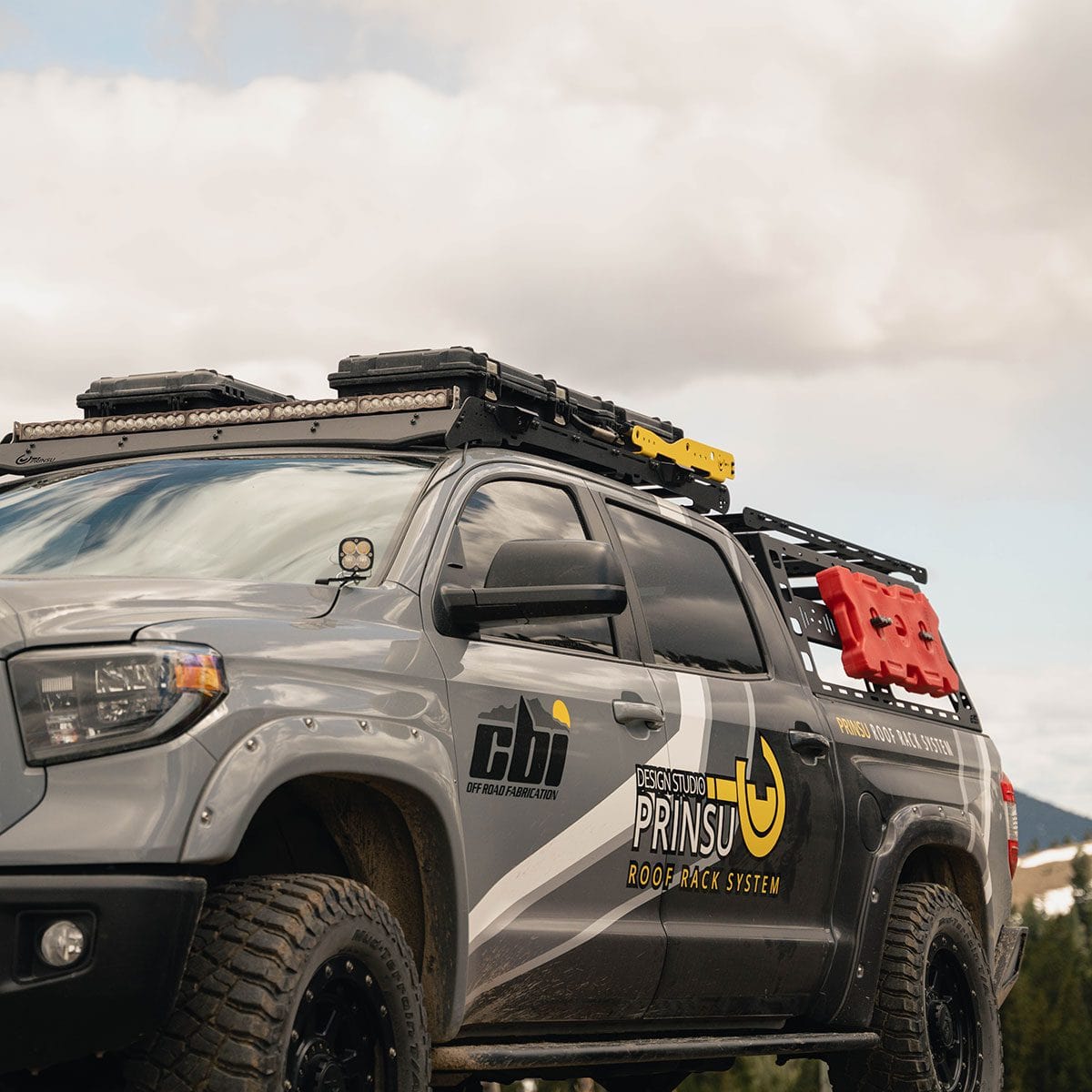 Prinsu Shell Rack Prinsu Roof Rack / 07-21 Tundra CrewMax – TEQ Customs
