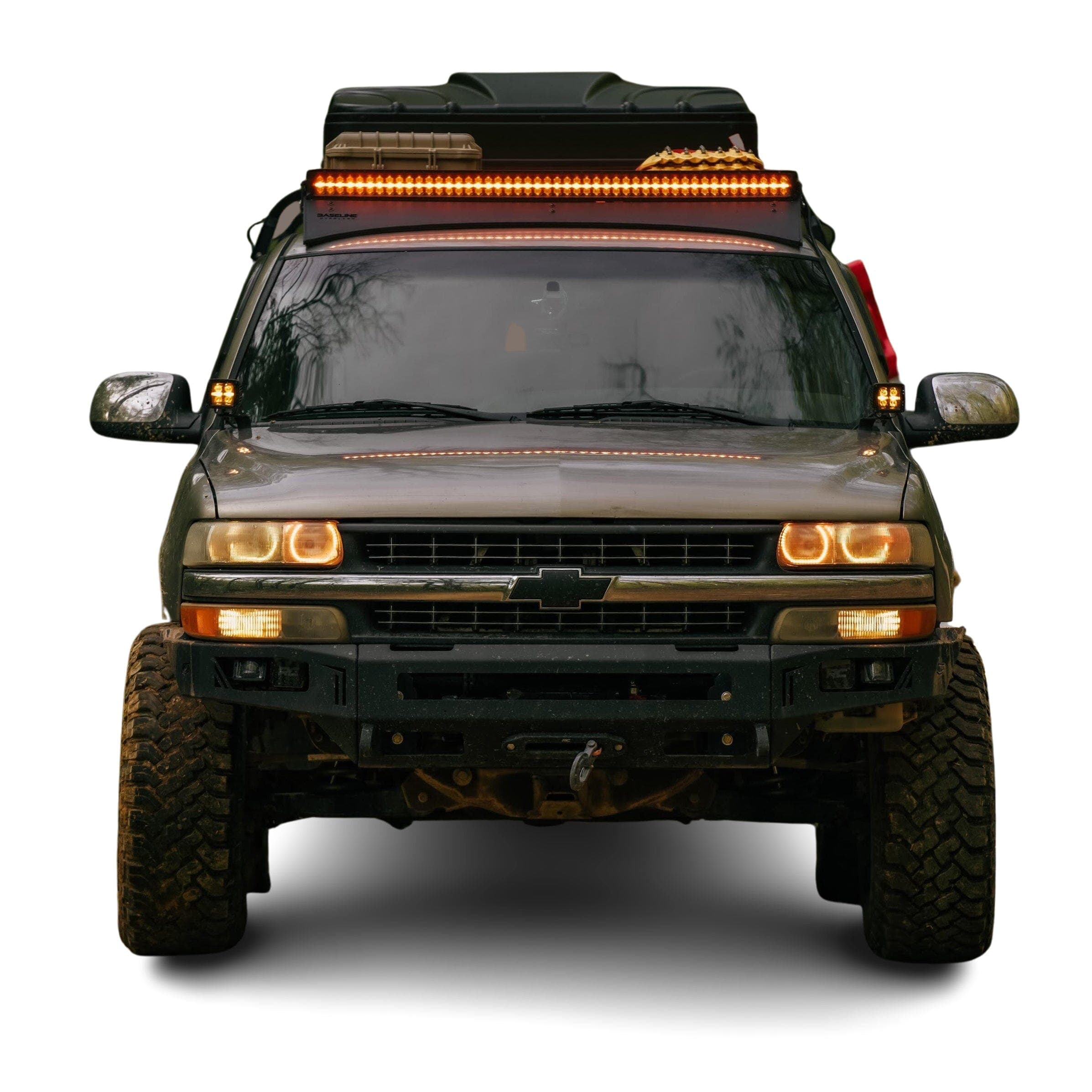 Chassis Unlimited Inc. 1999-2002 CHEVY 1500 & 2000-2006 TAHOE/SUBURBAN OCTANE FRONT WINCH BUMPER