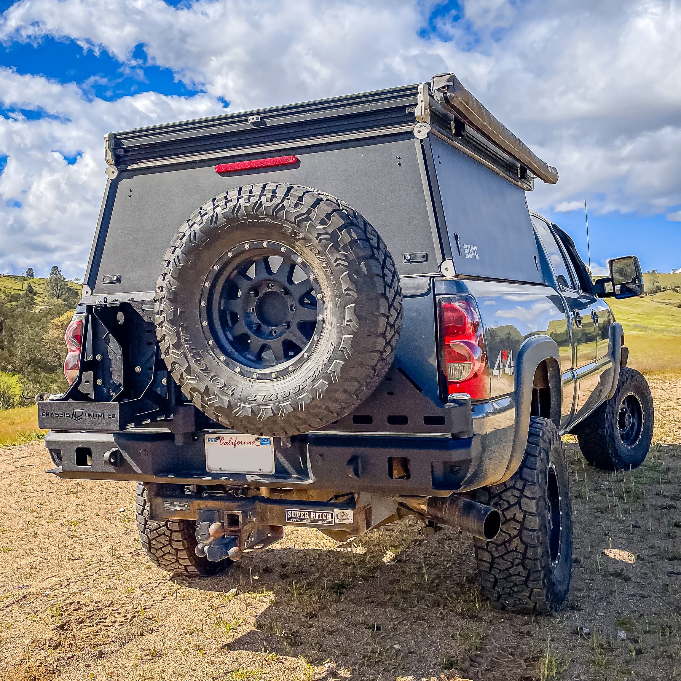 Chassis Unlimited Inc. 1999-2007 CHEVY/GMC 1500/2500/3500 OCTANE DUAL SWING OUT REAR BUMPER