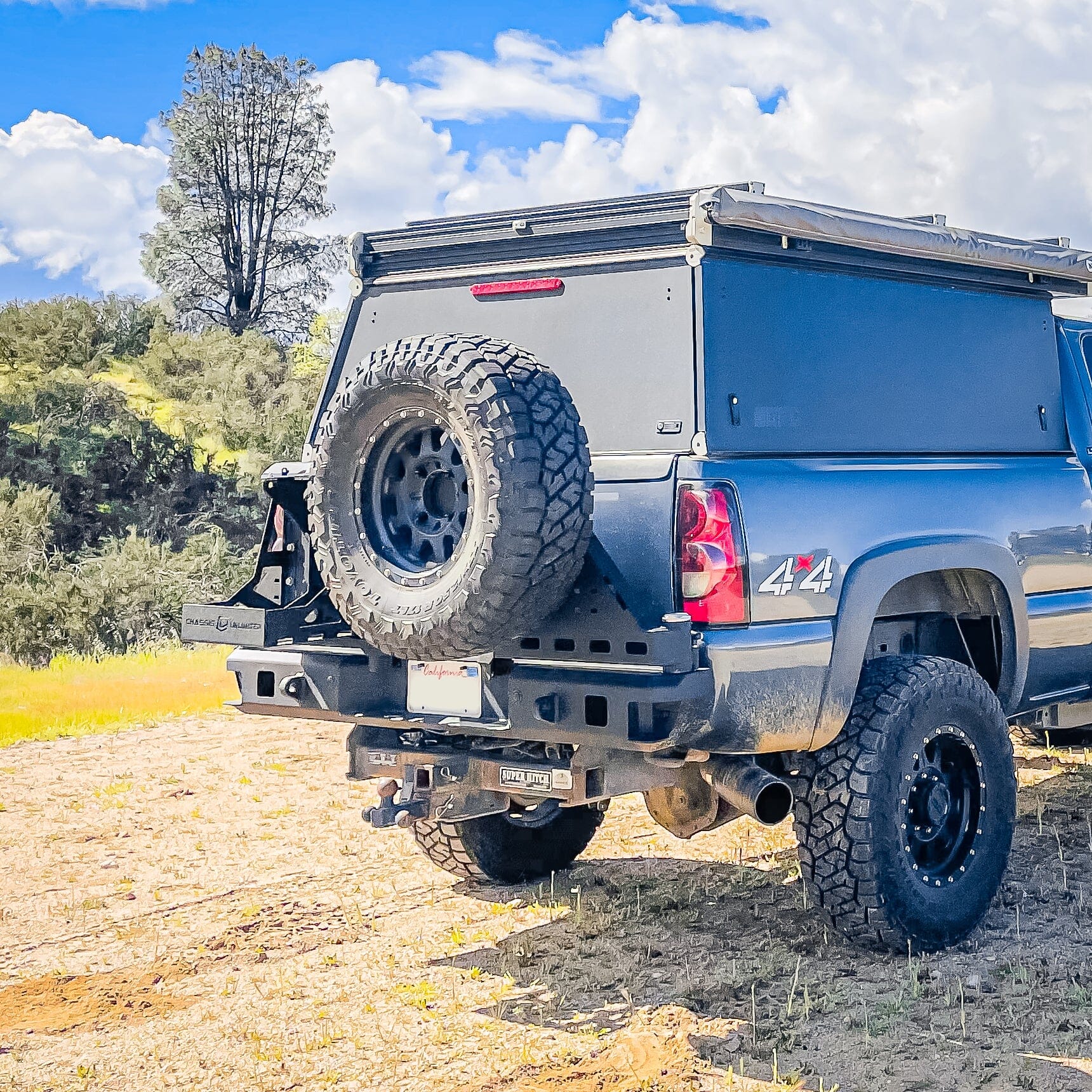 Chassis Unlimited Inc. 1999-2007 CHEVY/GMC 1500/2500/3500 OCTANE DUAL SWING OUT REAR BUMPER